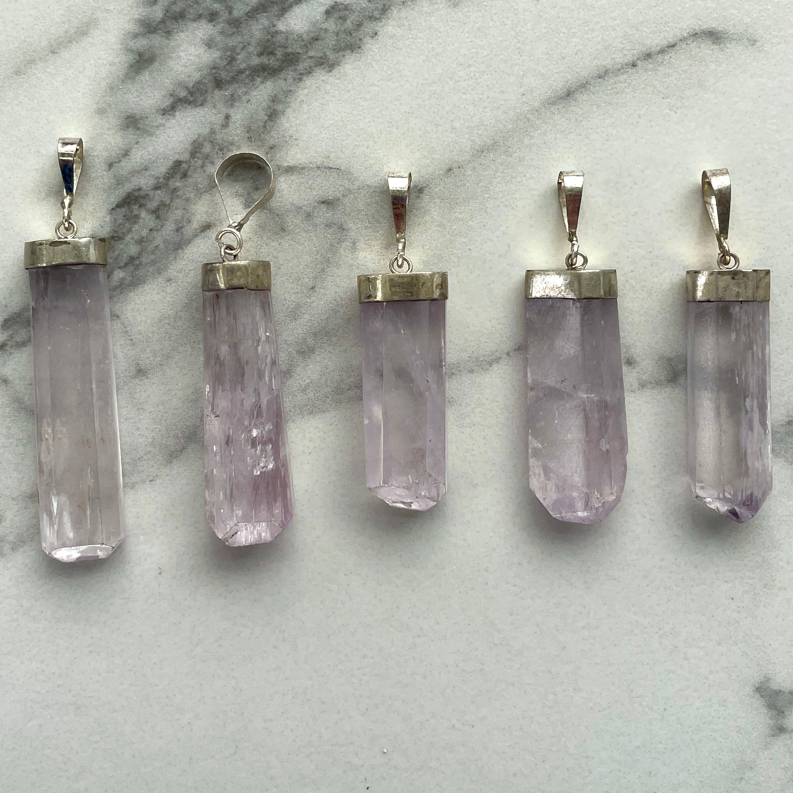 Kunzite Sterling Silver Pendant