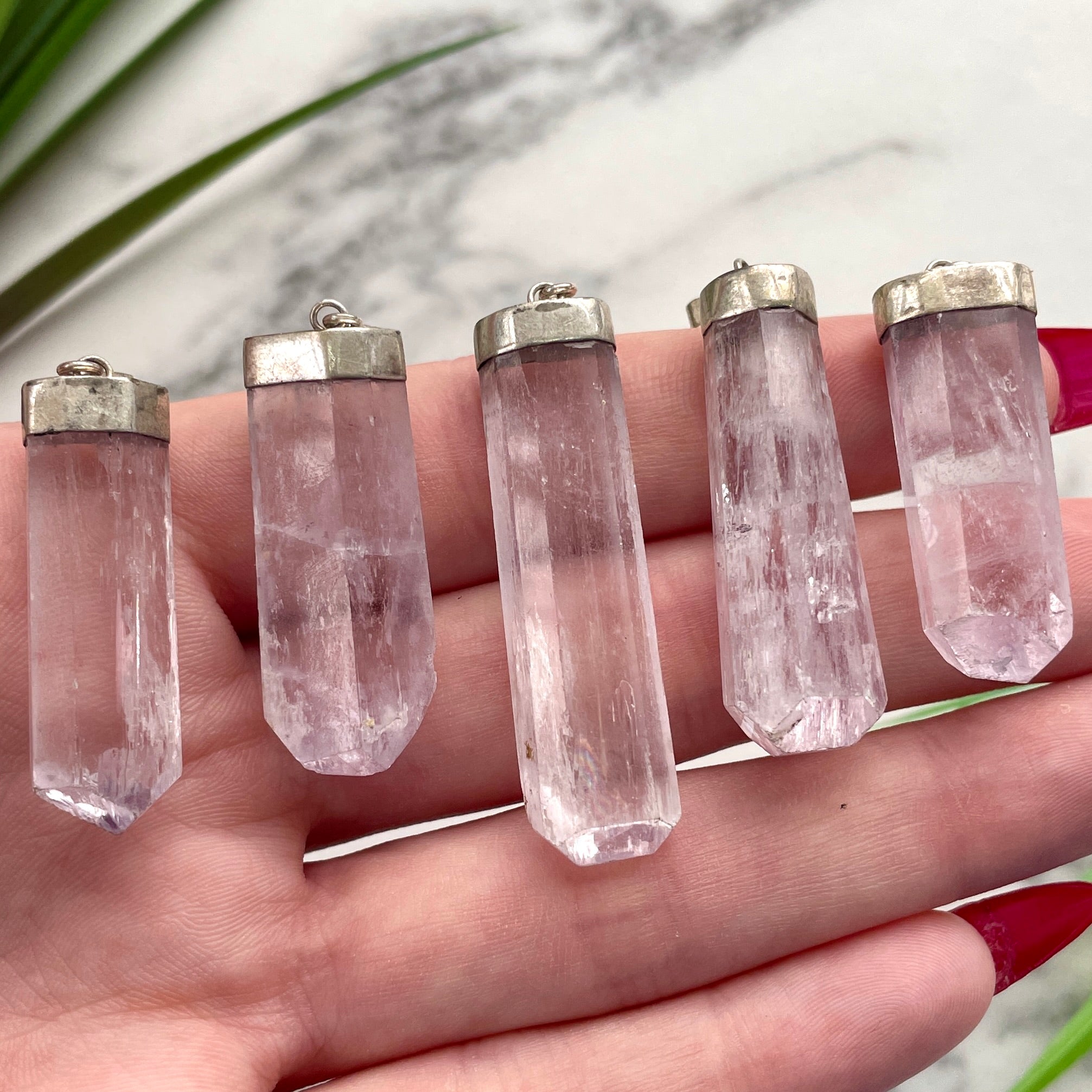 Kunzite Sterling Silver Pendant