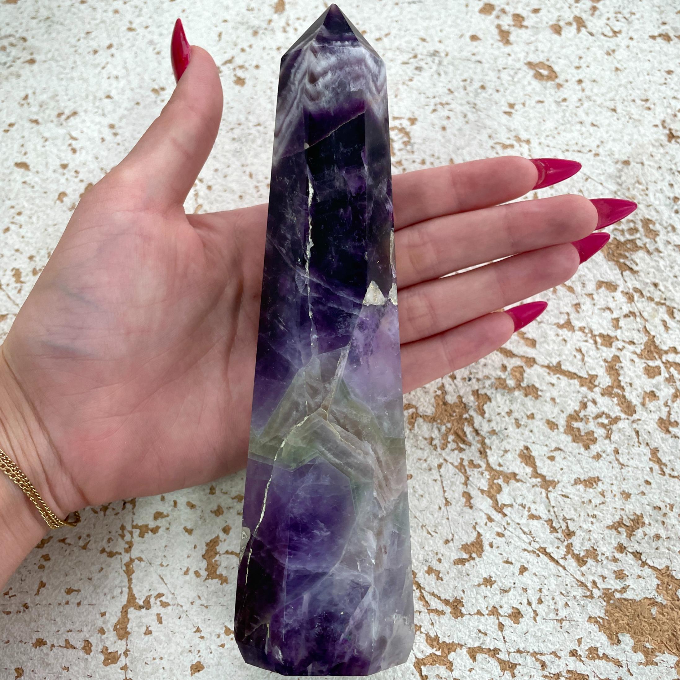 Amethyst Chevron Generator - LRG 18cm