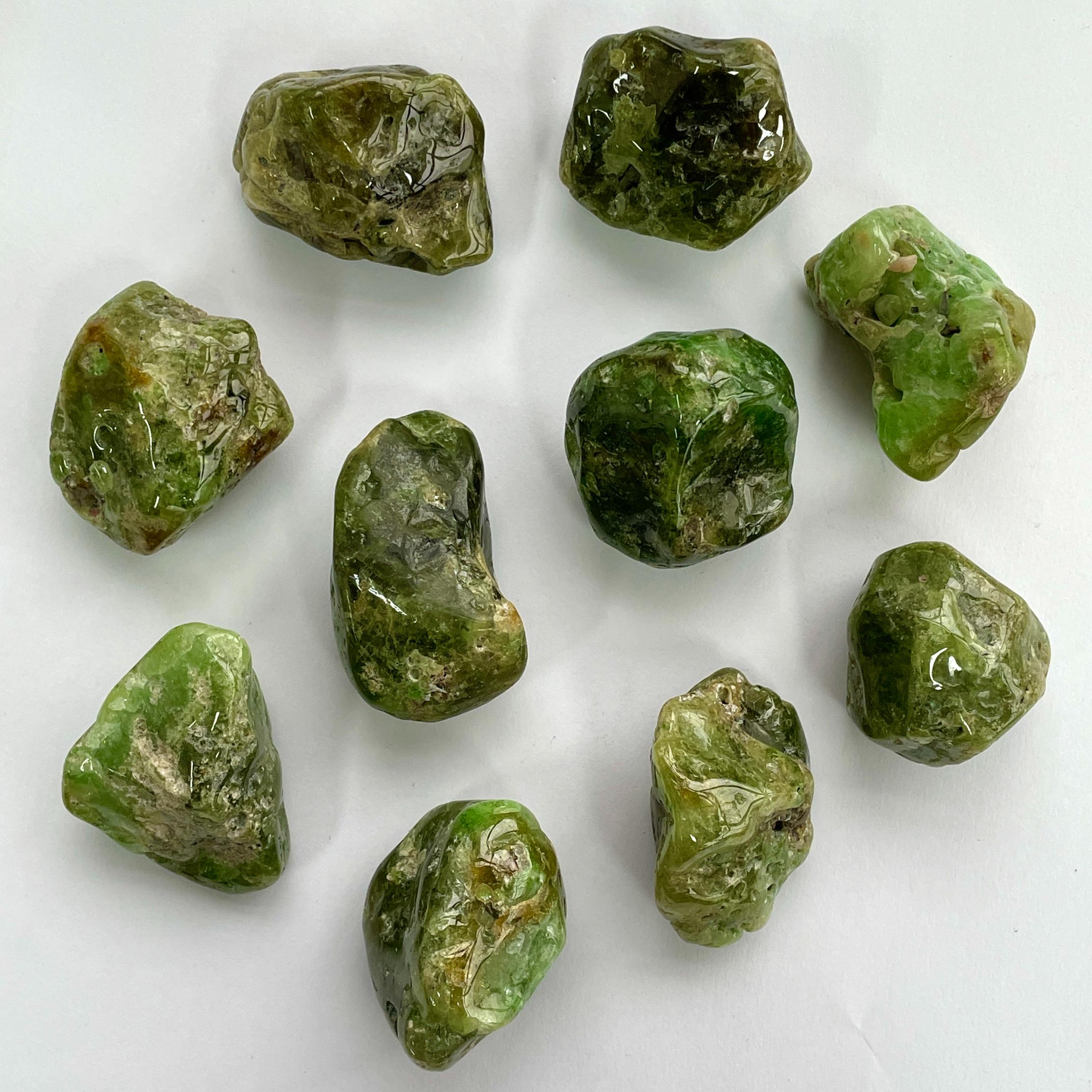 Green Garnet A Grade Polished Freeform - Small