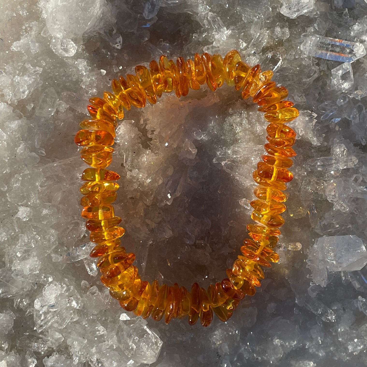 Amber Chip Bracelet - Small