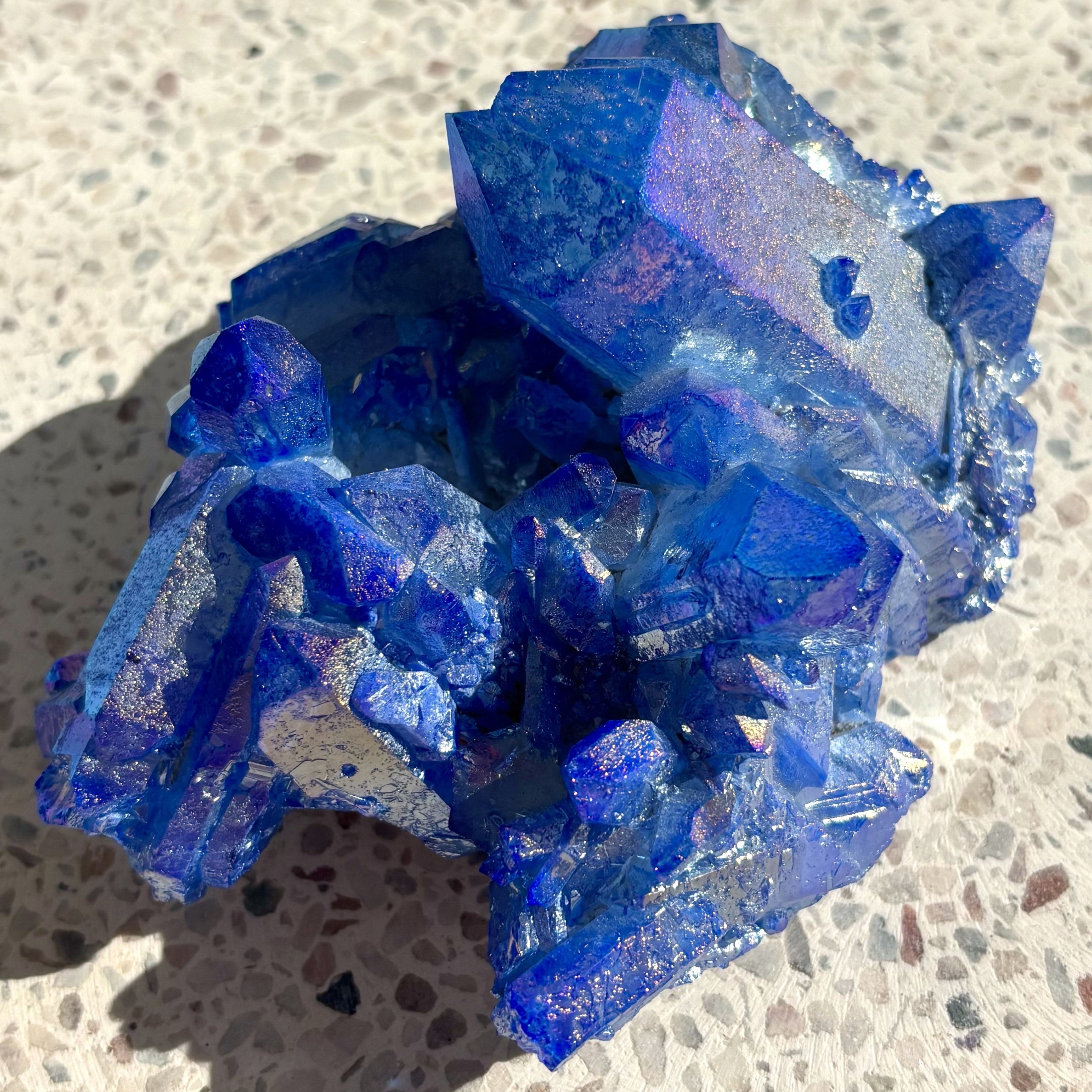 Dark Aqua Aura Cluster - 01