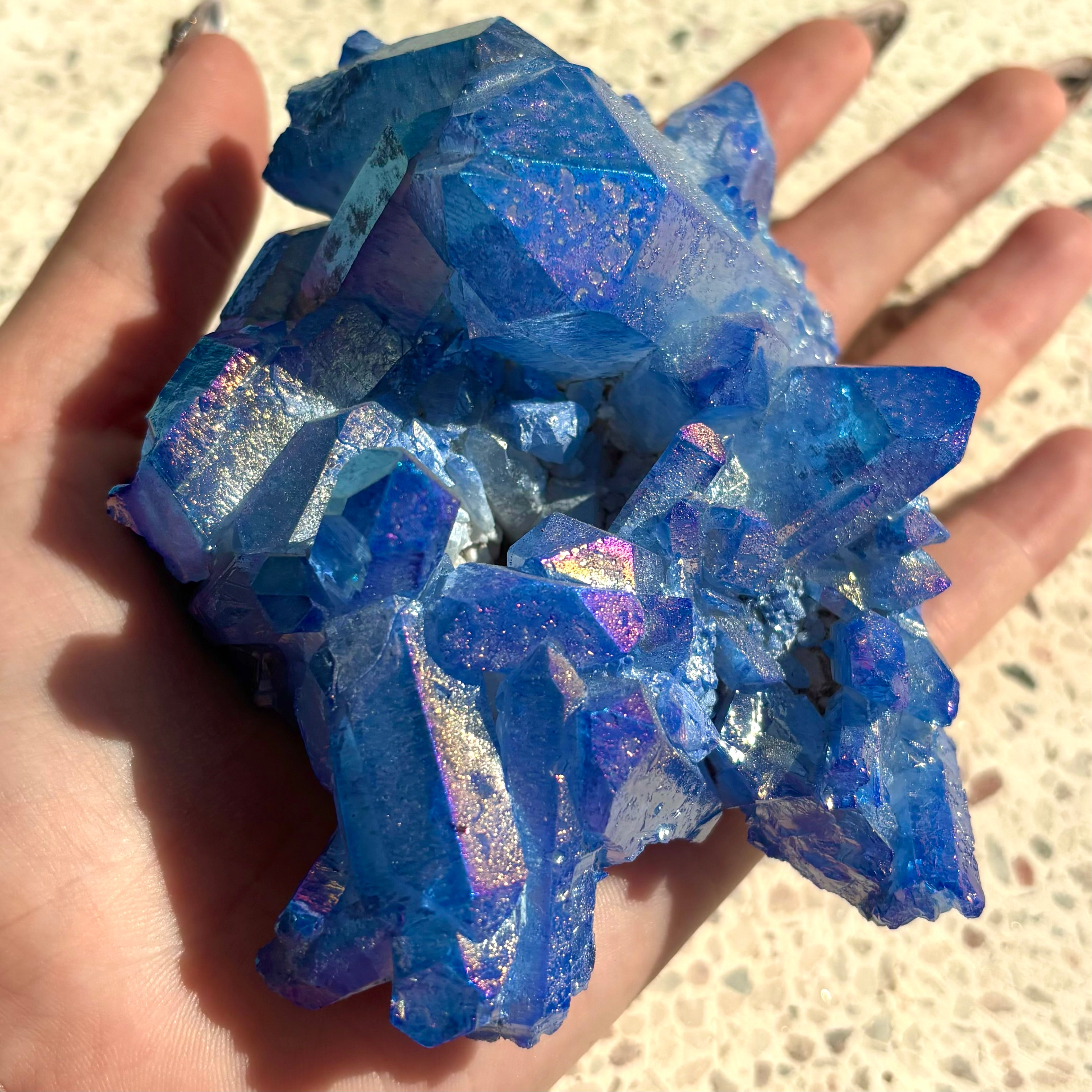 Dark Aqua Aura Cluster - 01