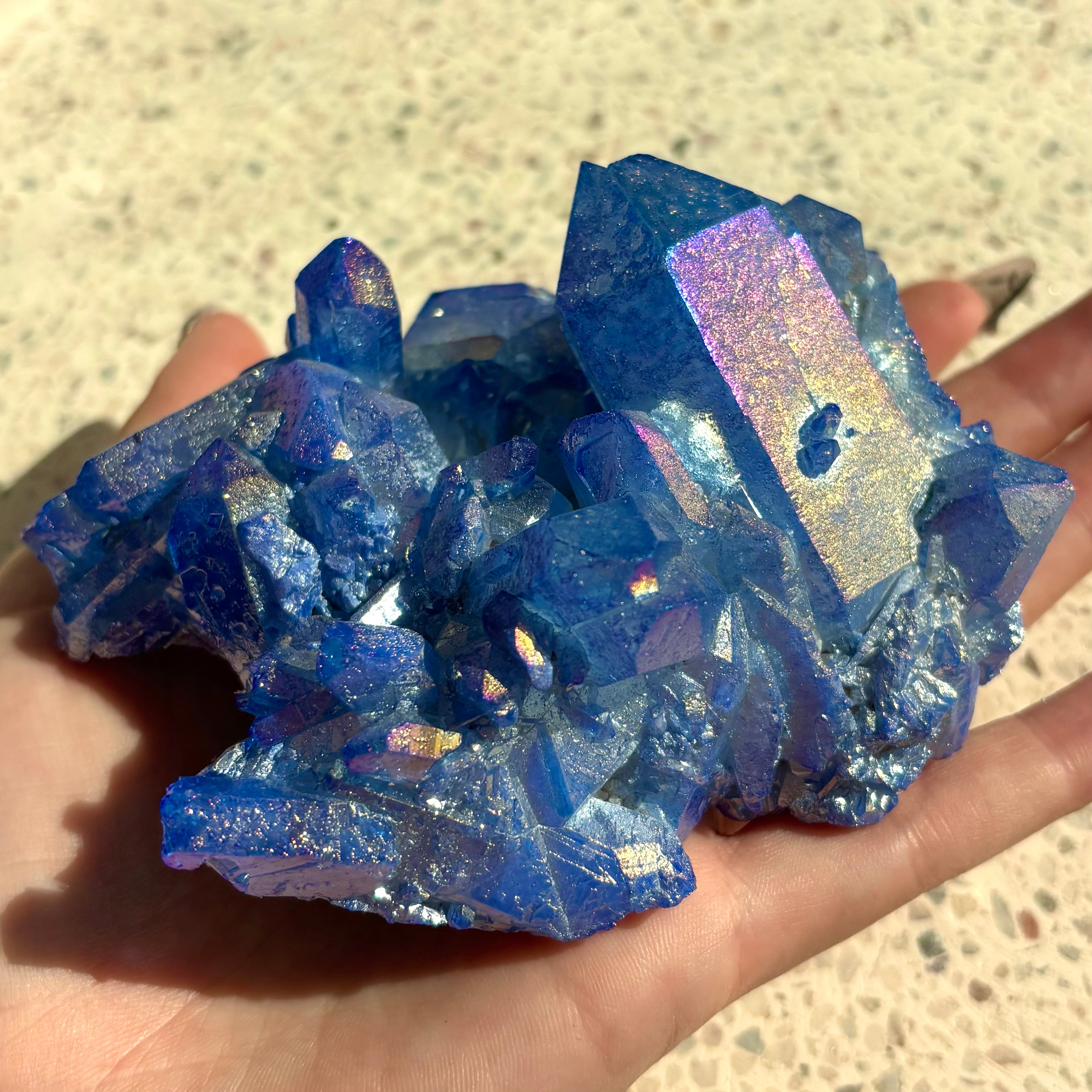 Dark Aqua Aura Cluster - 01