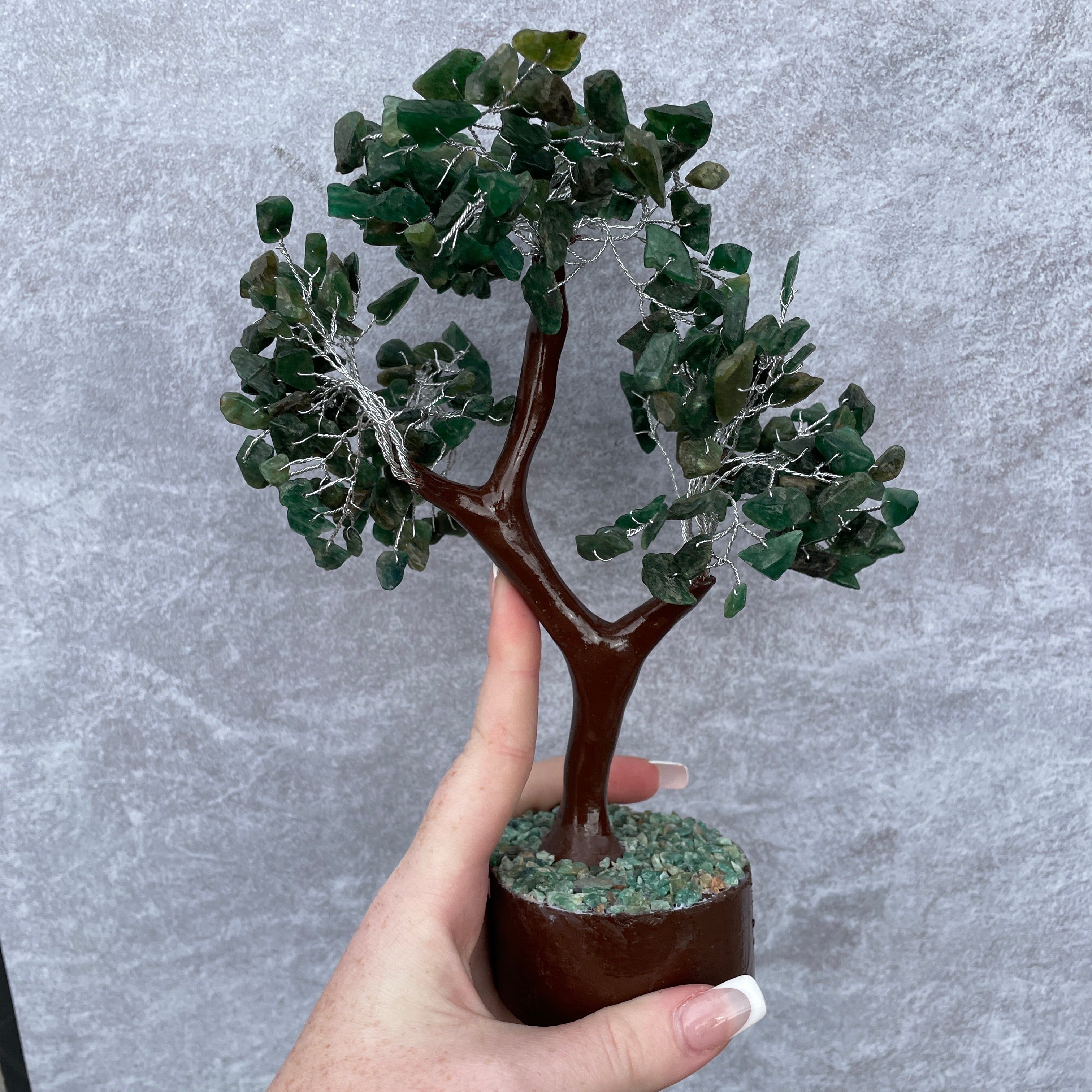 Green Aventurine Dark Tree - Large 020