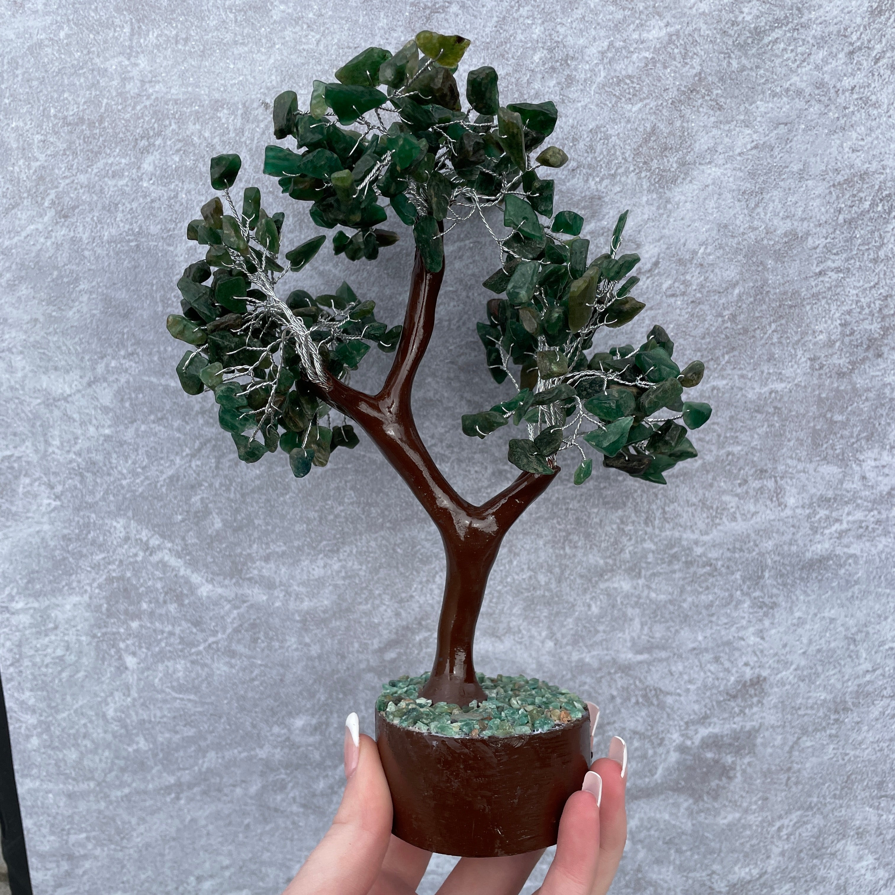 Green Aventurine Dark Tree - Large 020