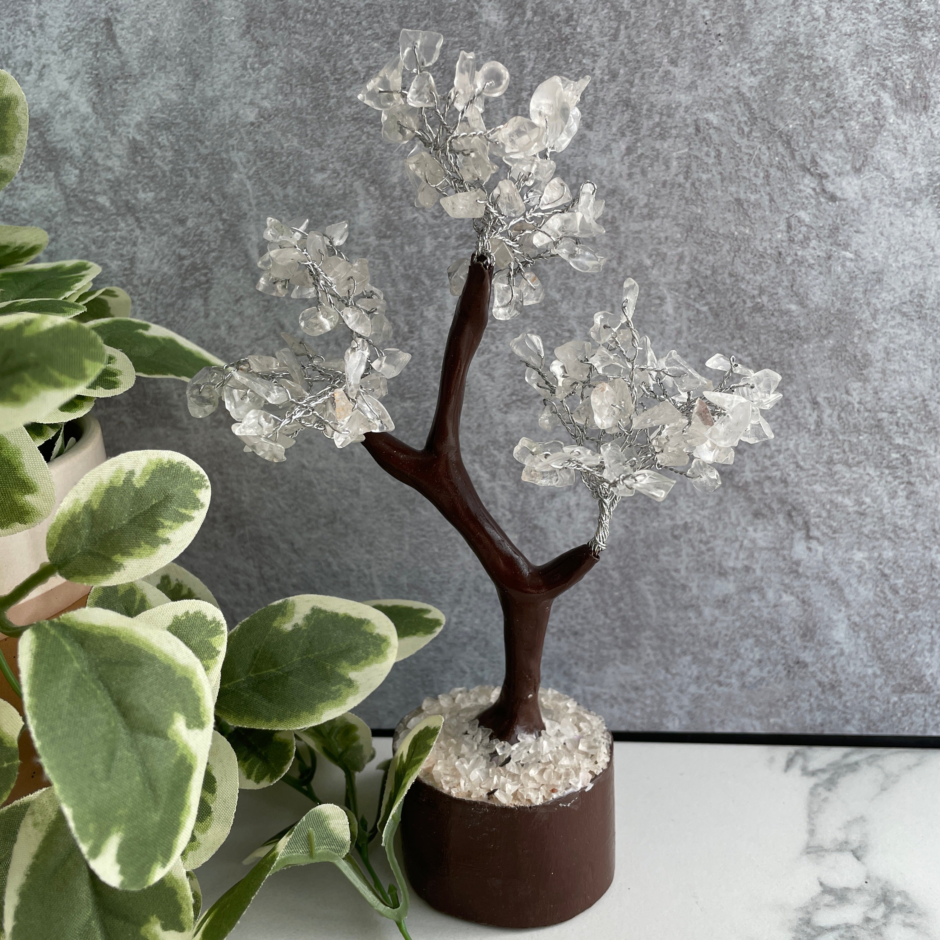 Clear Quartz Tree - Medium 014