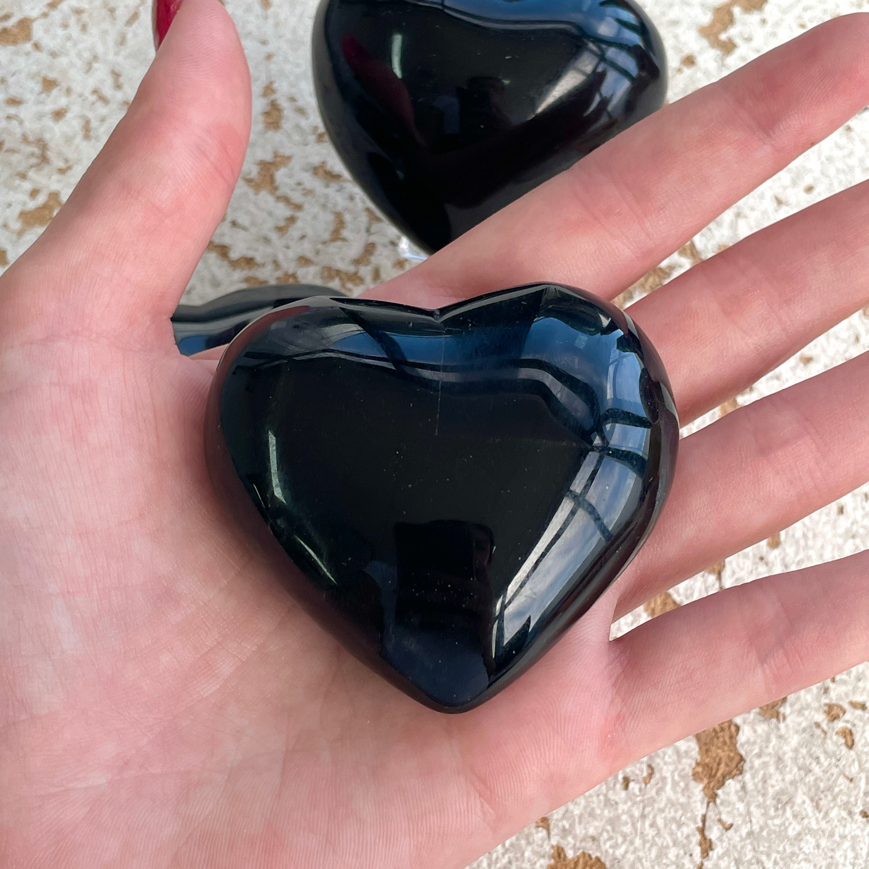 Obsidian Heart 6cm