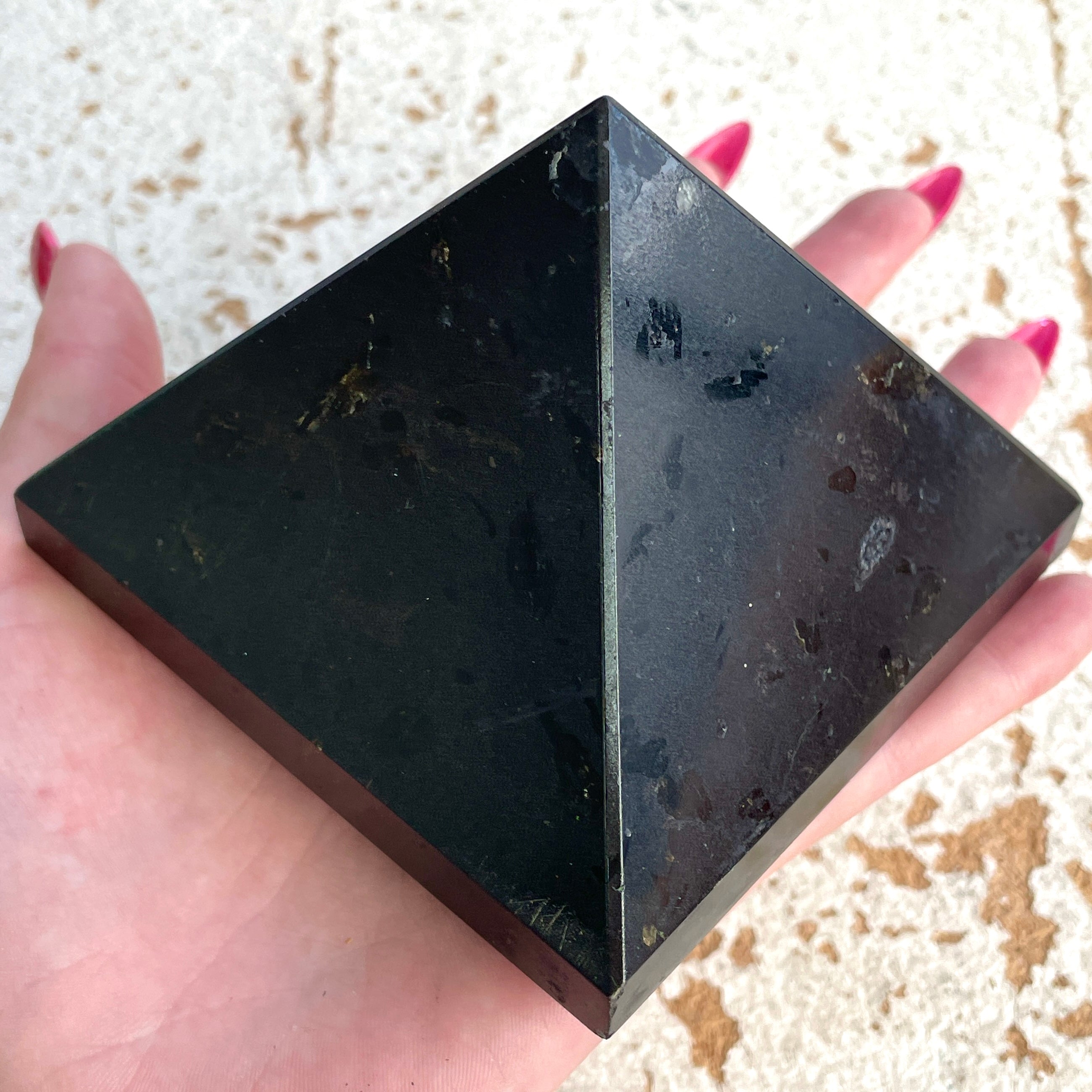 Black Tourmaline Pyramid - 9cm