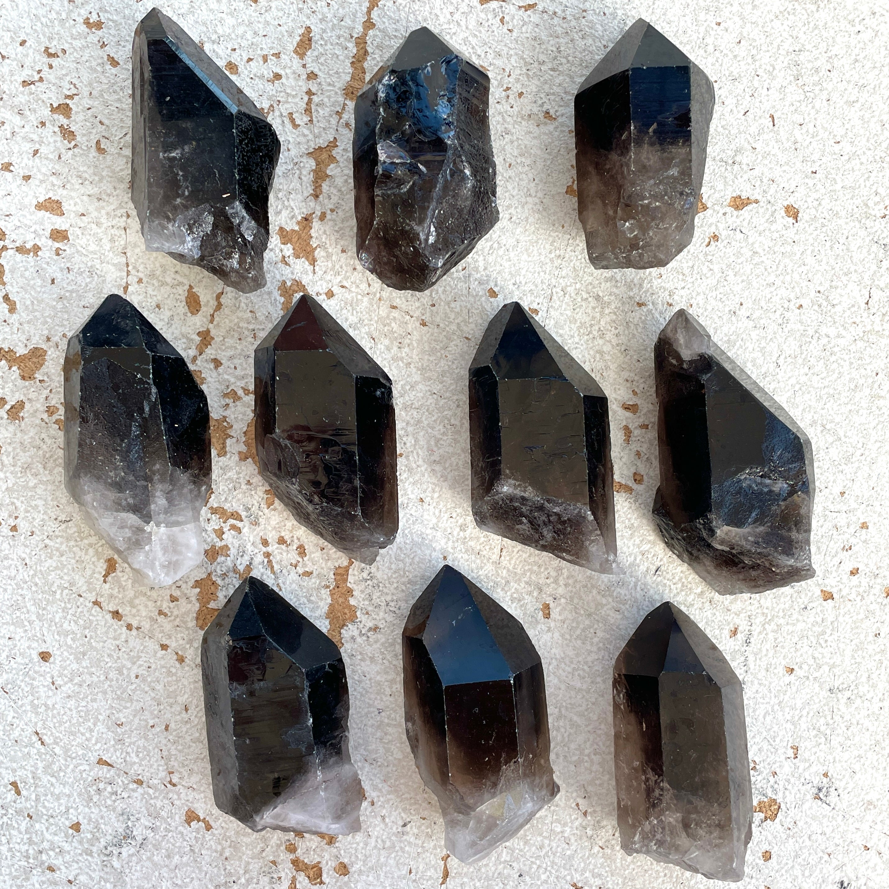 Smoky Qtz Point - Large - 1pc (6cmx3cm)