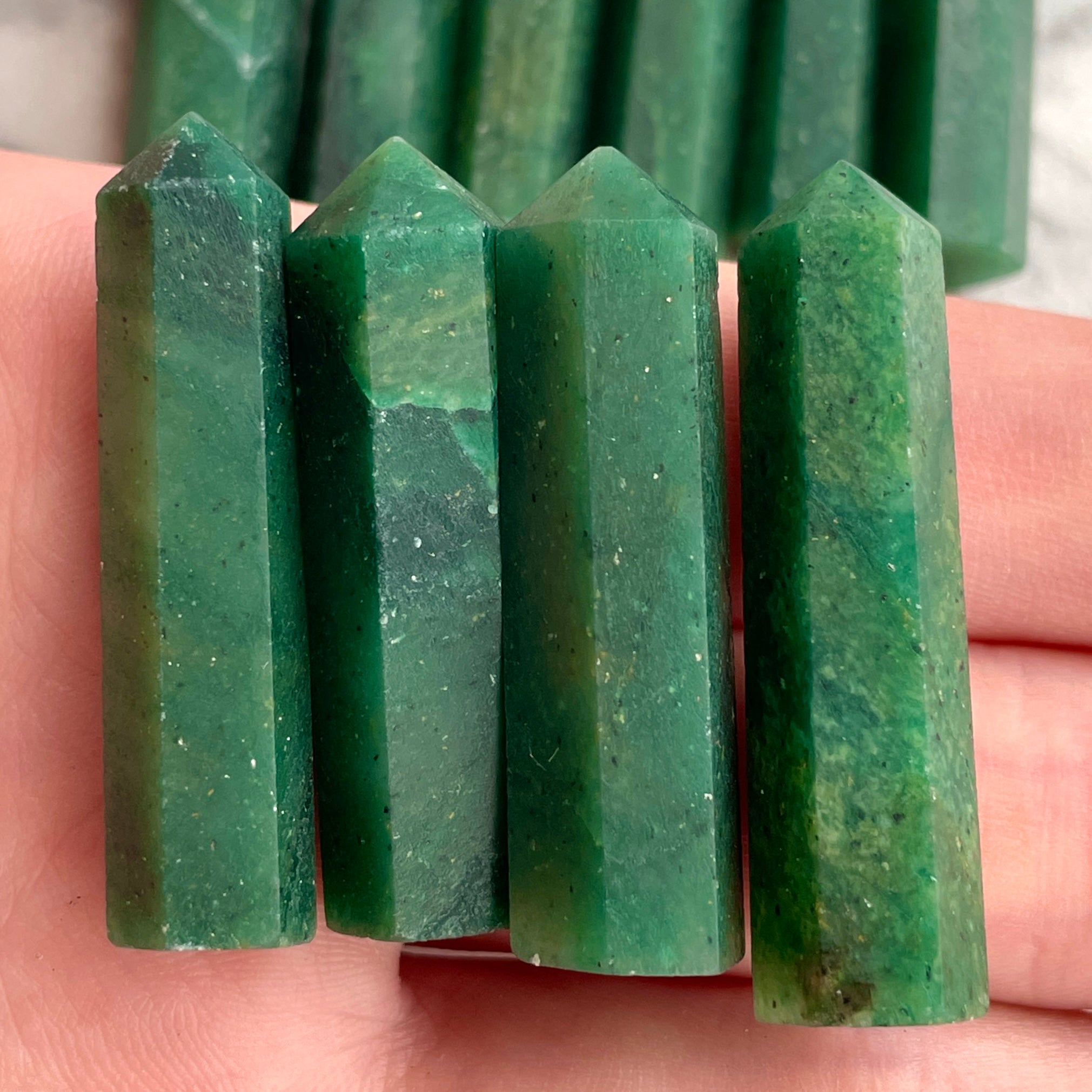Generator Mini 1pc - Dark Green Aventurine