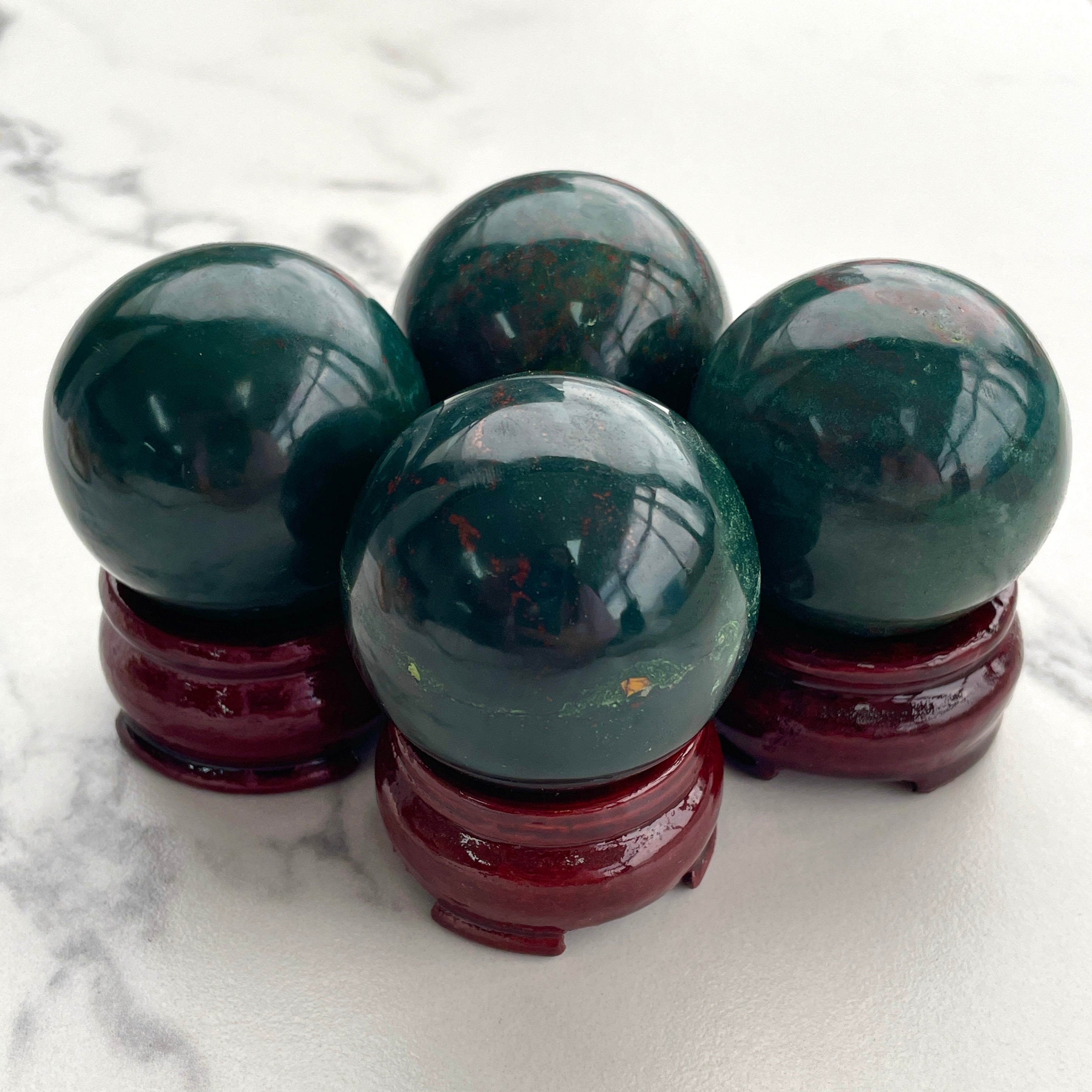 Bloodstone Sphere 4.5 cm