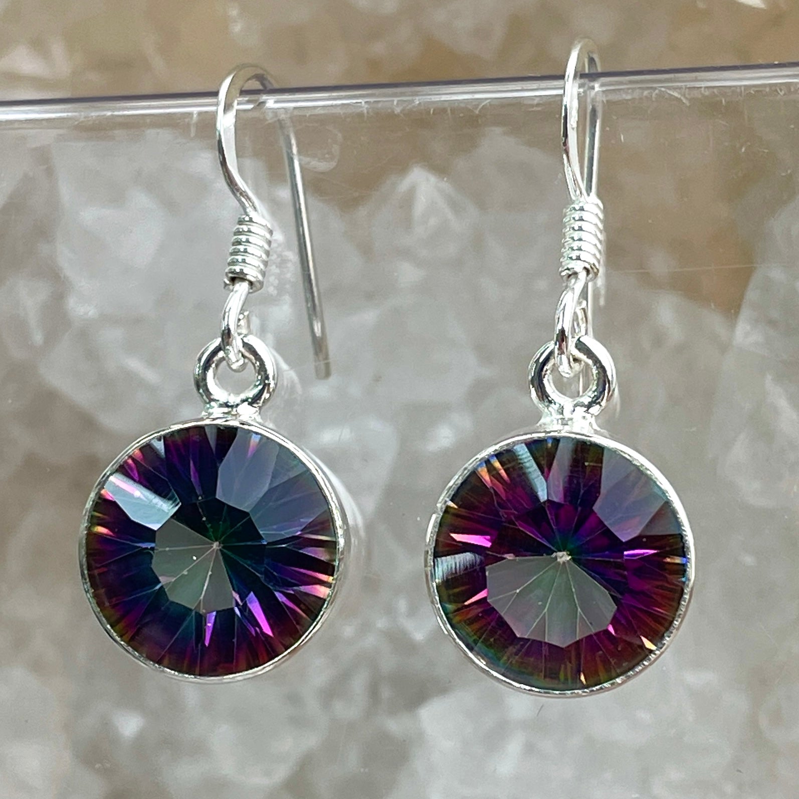 Mystic Quartz Earrings - F