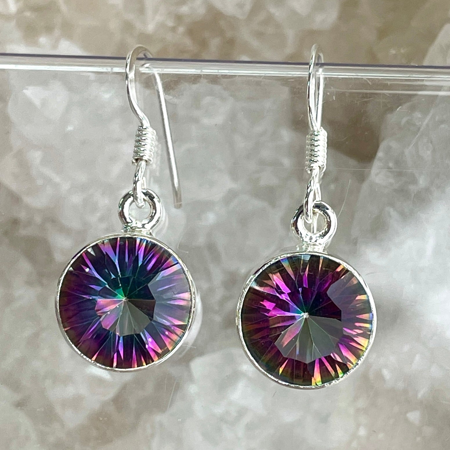 Mystic Quartz Earrings - F