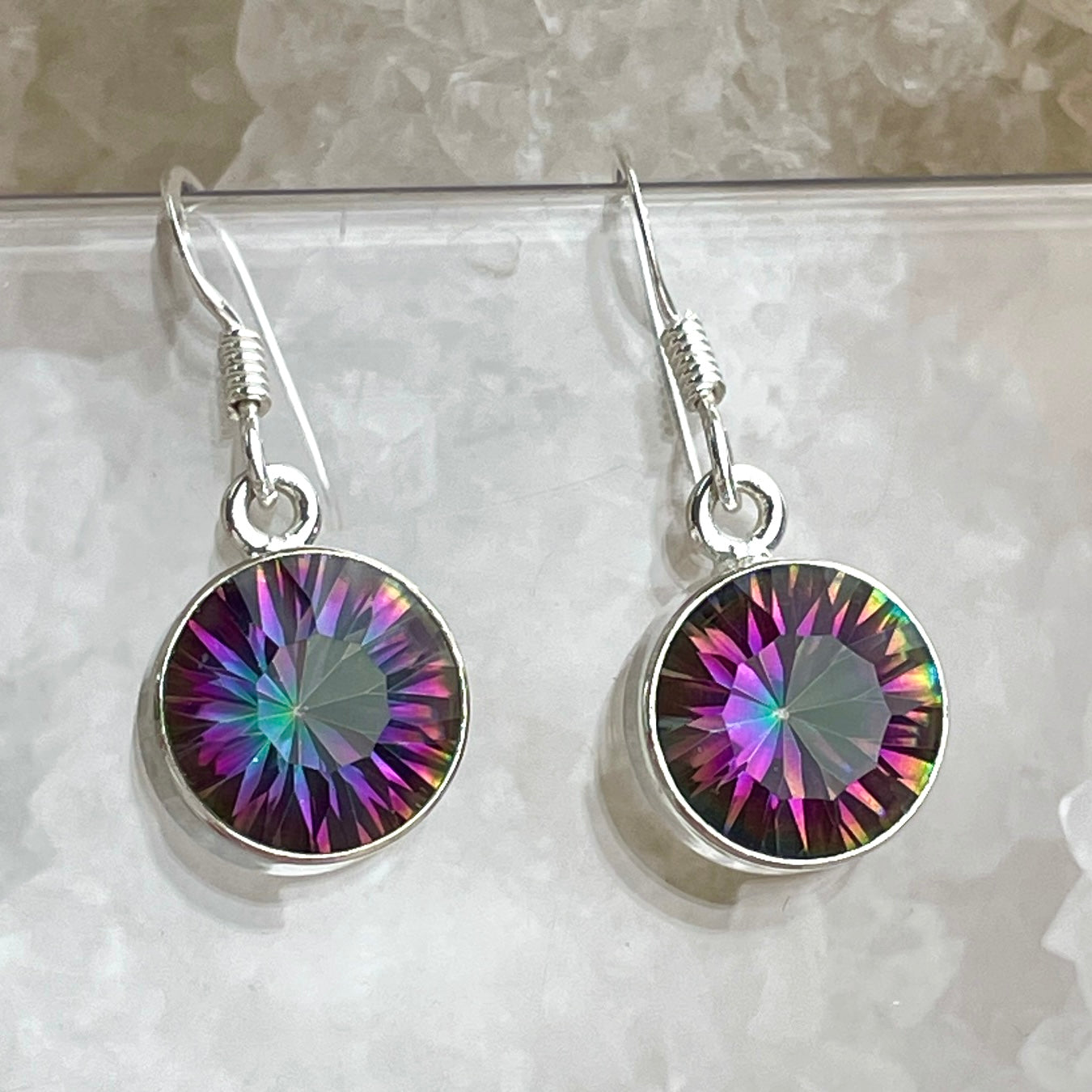 Mystic Quartz Earrings - F