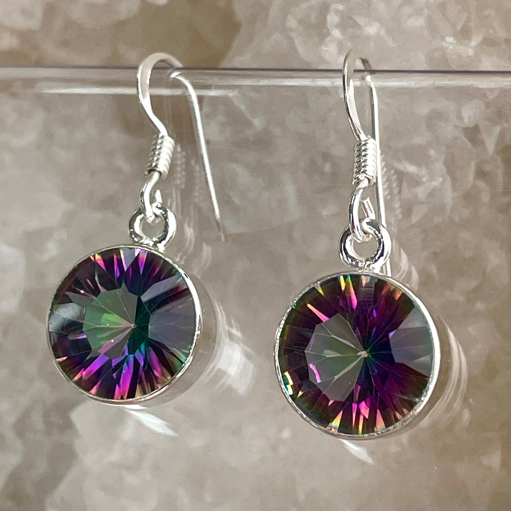 Mystic Quartz Earrings - F