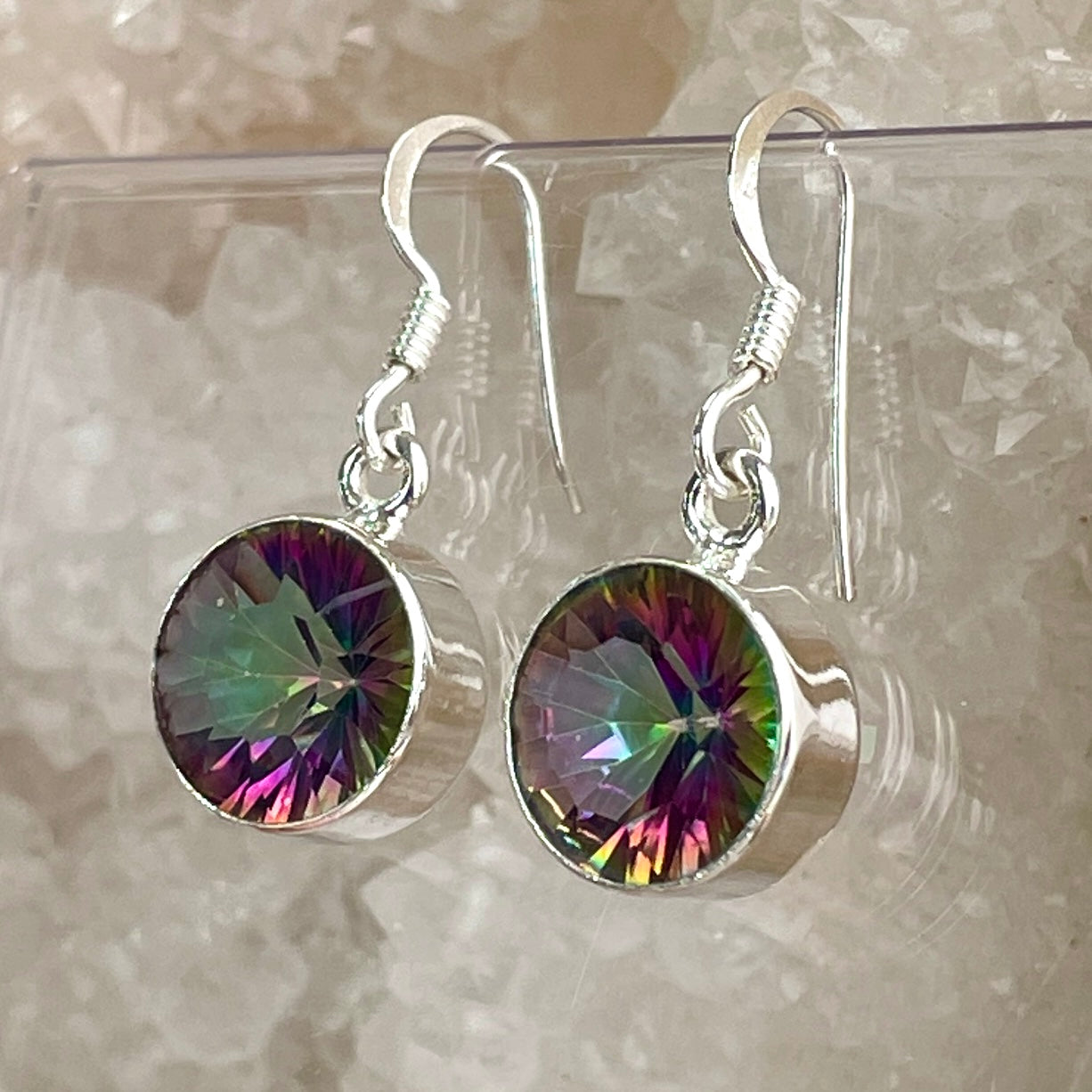 Mystic Quartz Earrings - F
