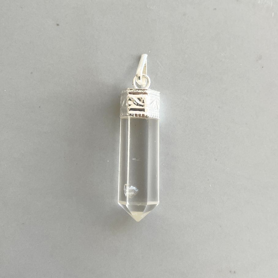 Clear Quartz - Cap Point Pendant