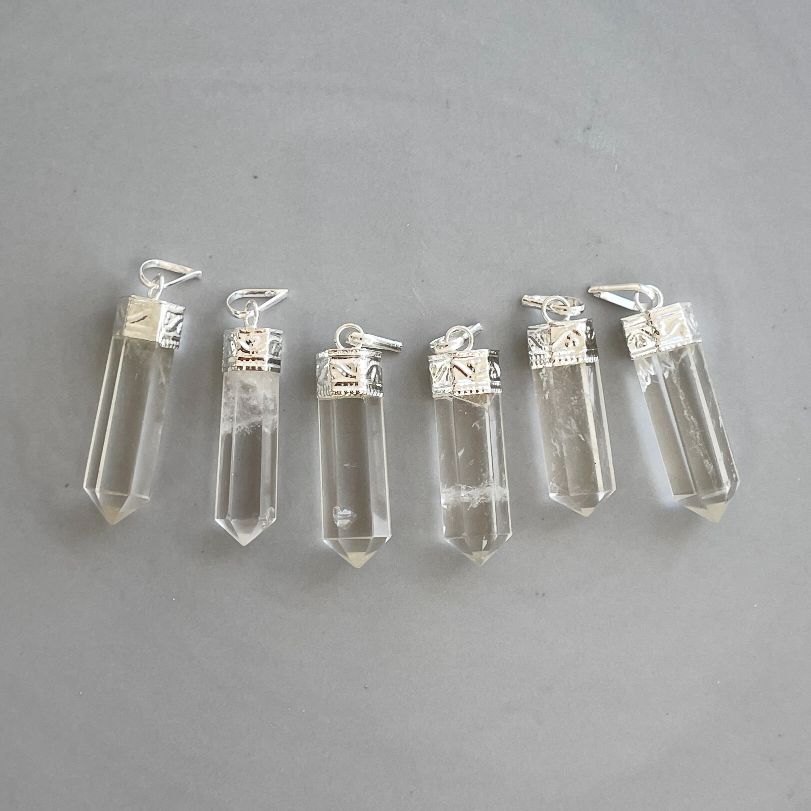 Clear Quartz - Cap Point Pendant