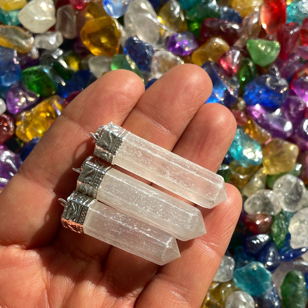 Selenite - Cap Point Pendant