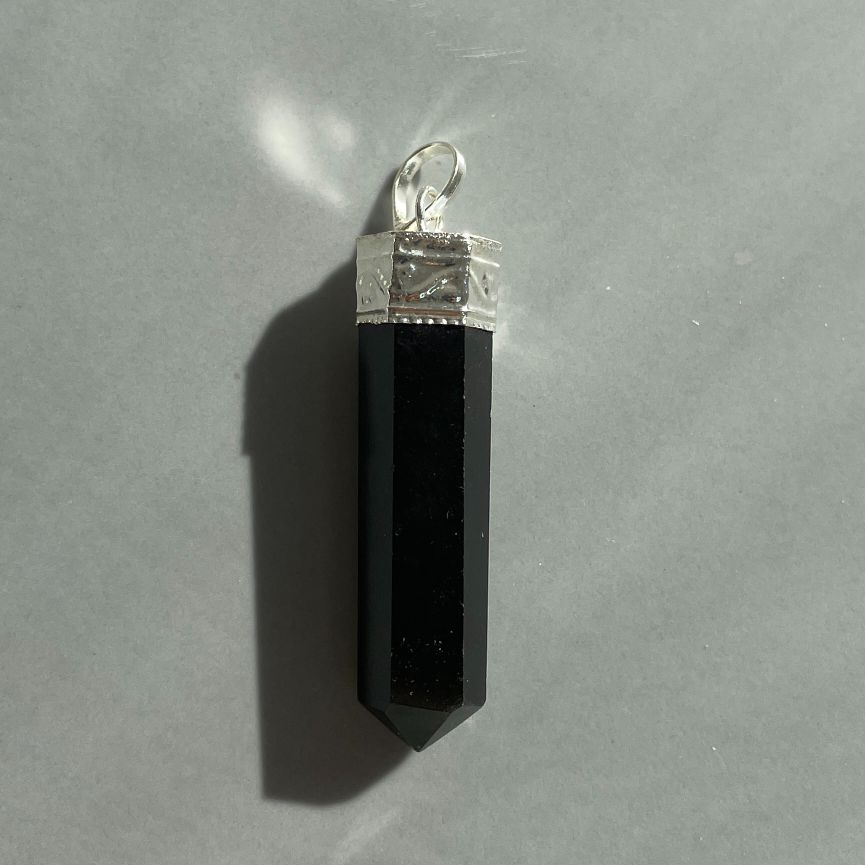 Obsidian - Cap Point Pendant