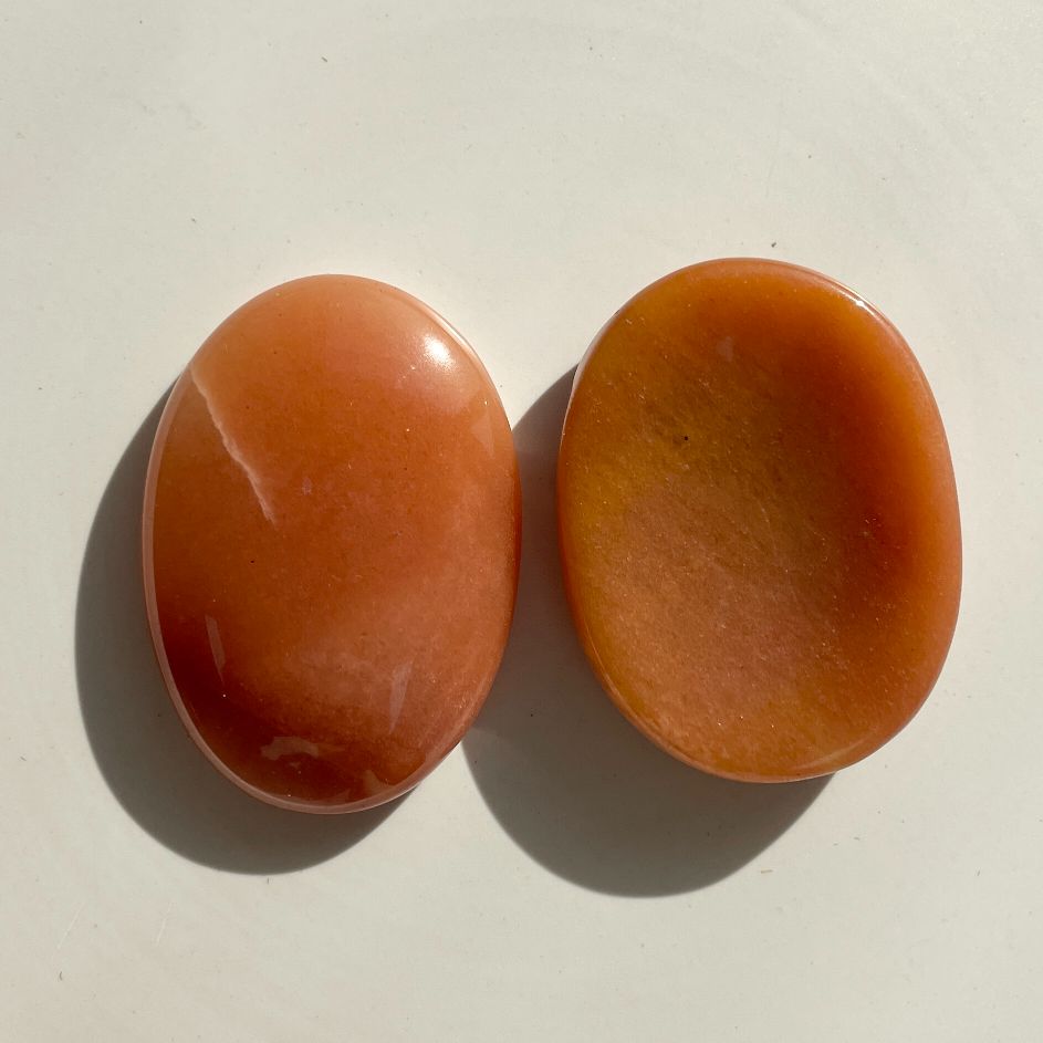 Red Aventurine - Small Palm Stone (IN)