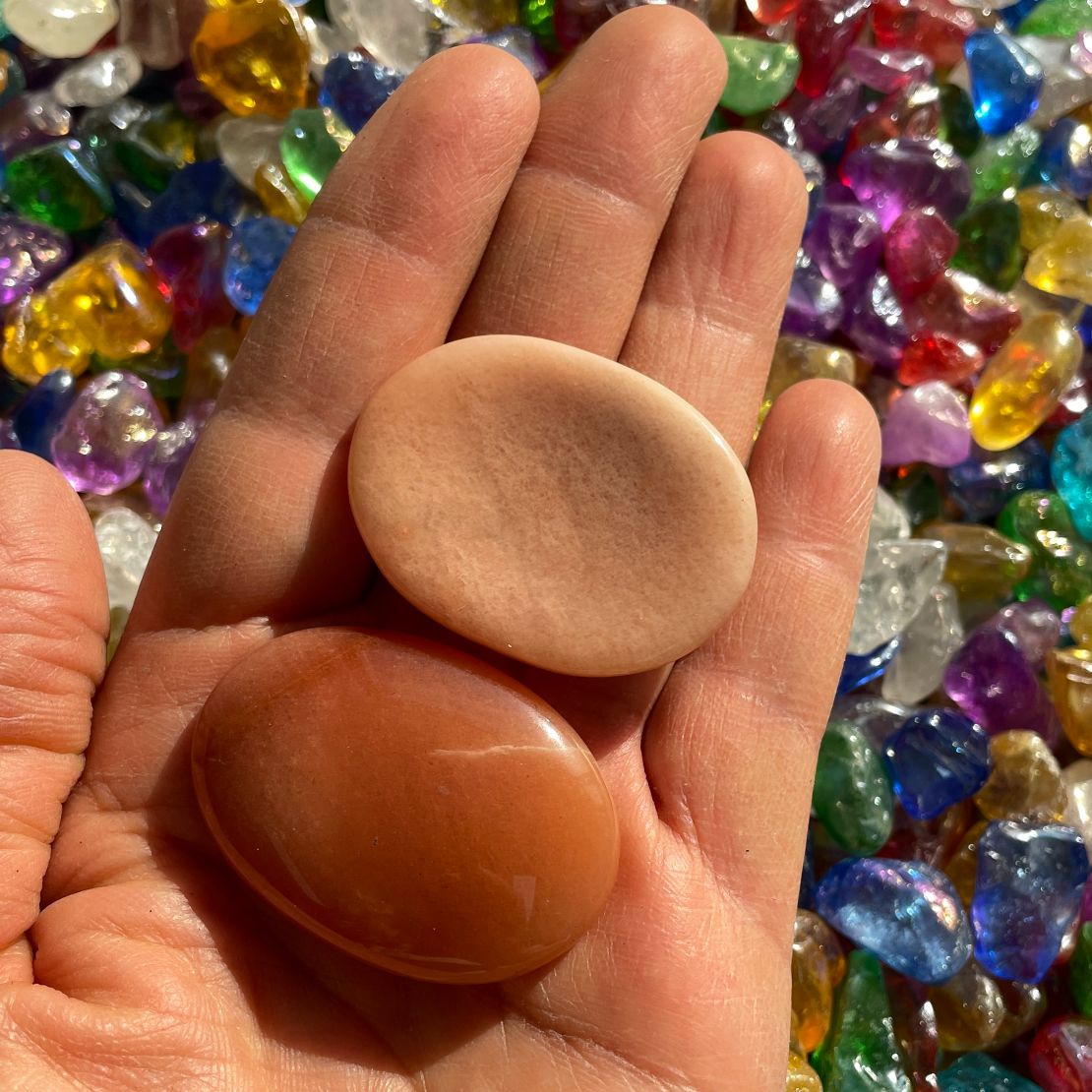 Red Aventurine - Small Palm Stone (IN)
