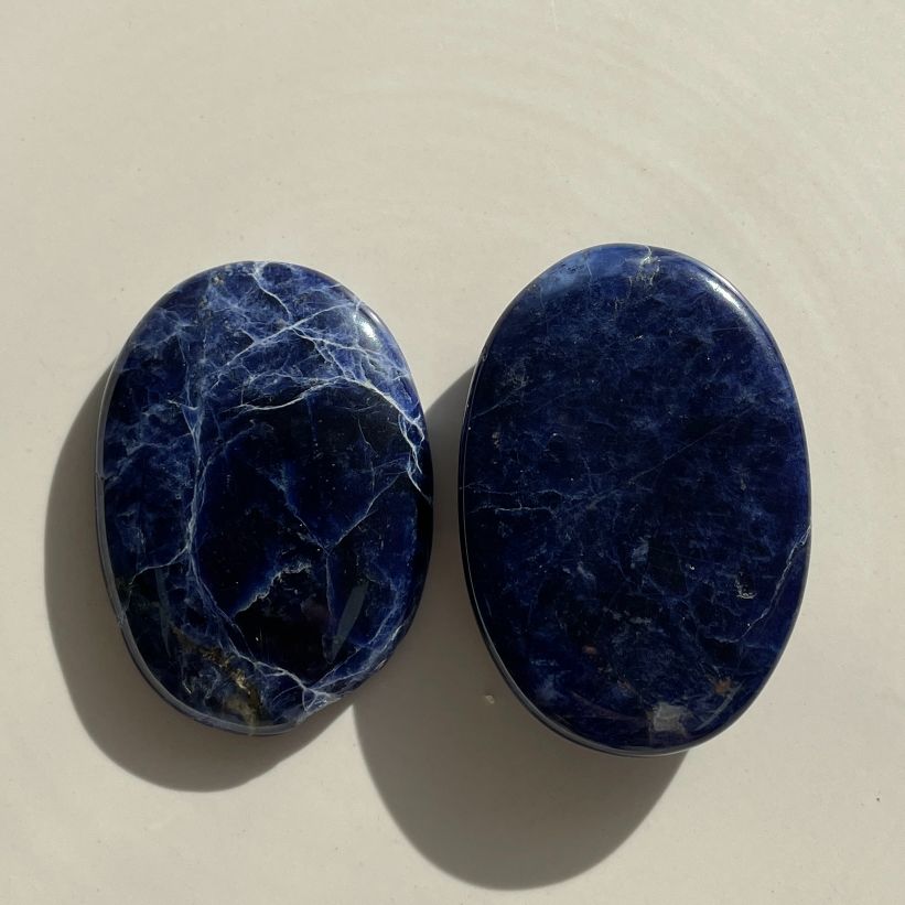 Sodalite - Small Palm Stone (IN)