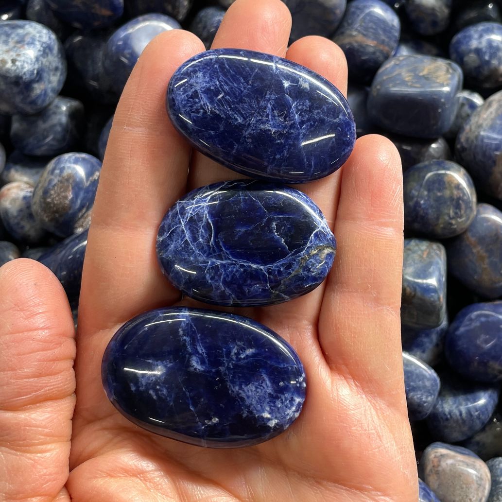 Sodalite - Small Palm Stone (IN)