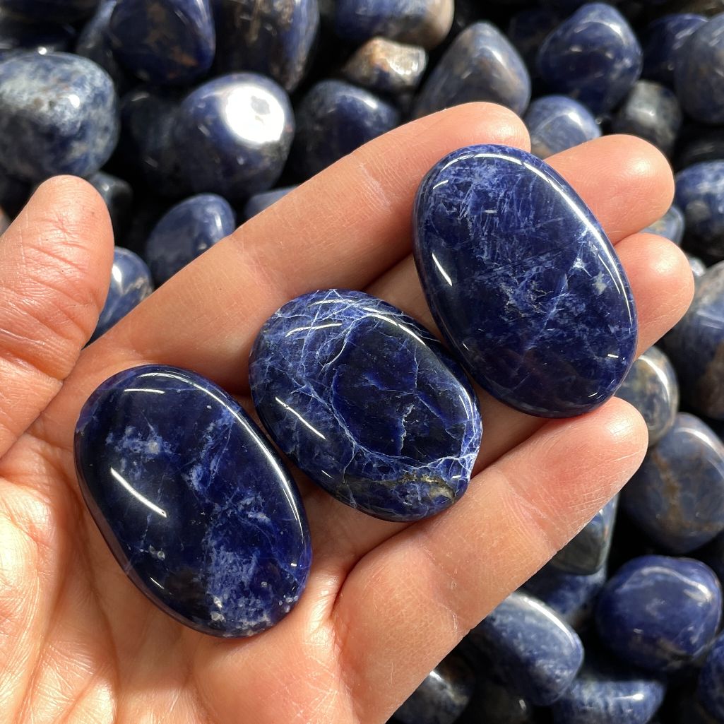 Sodalite - Small Palm Stone (IN)