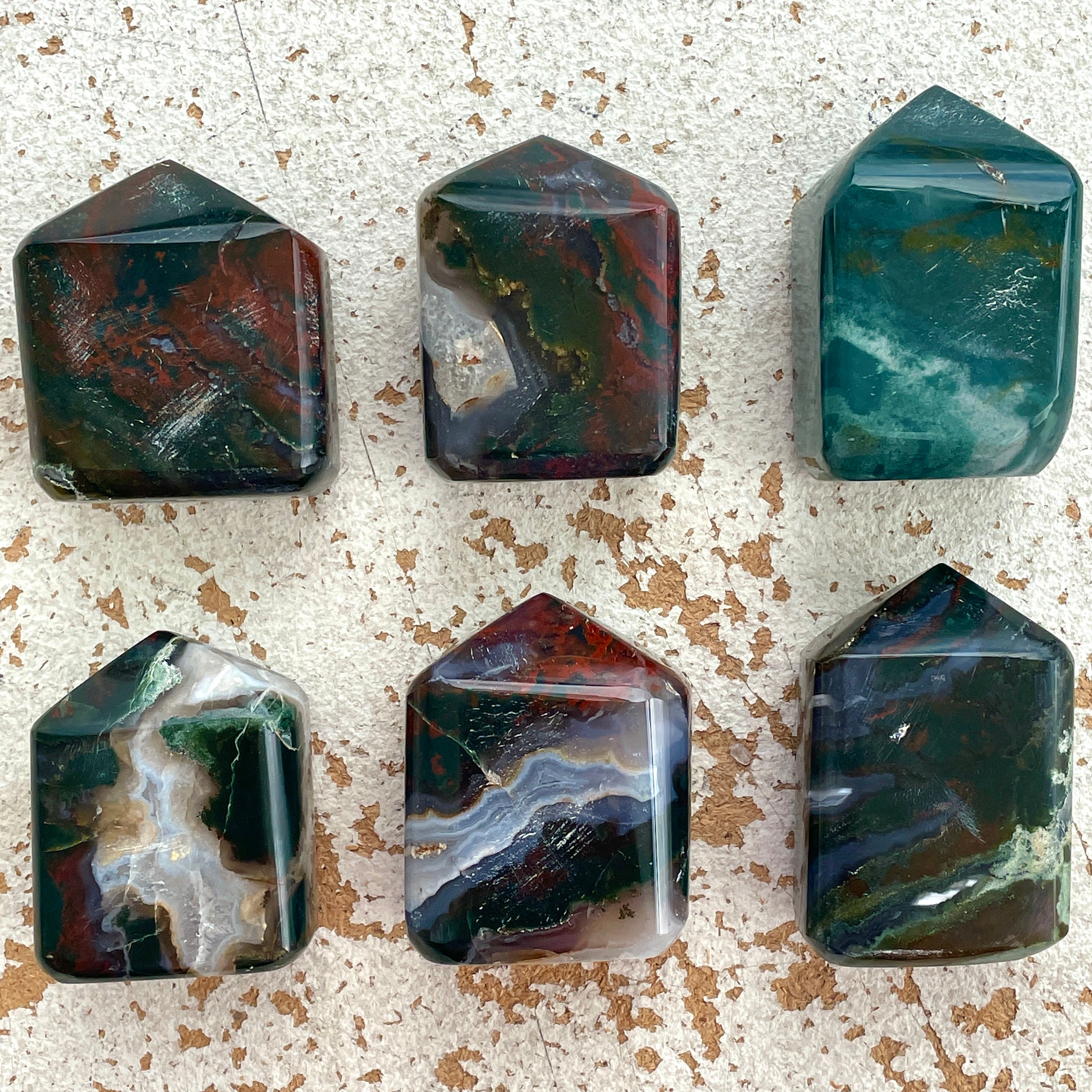Bloodstone Freeform - 1pc