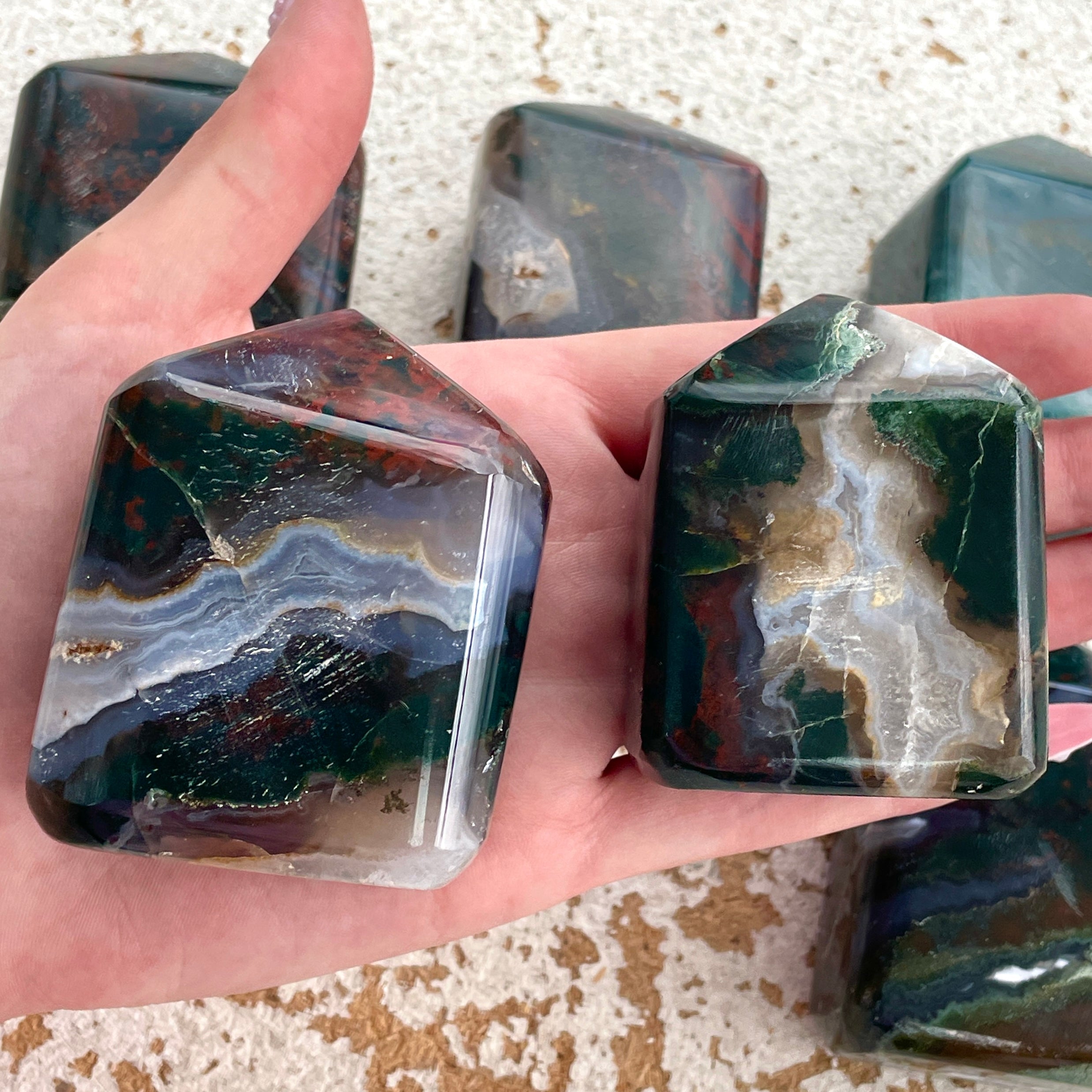 Bloodstone Freeform - 1pc