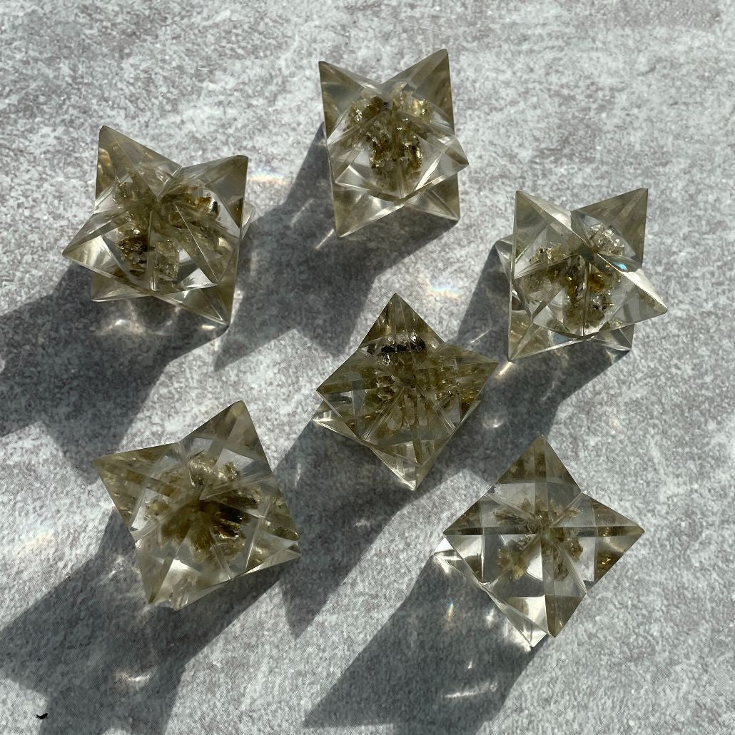 Orgonite Merkaba - Labradorite 2cm