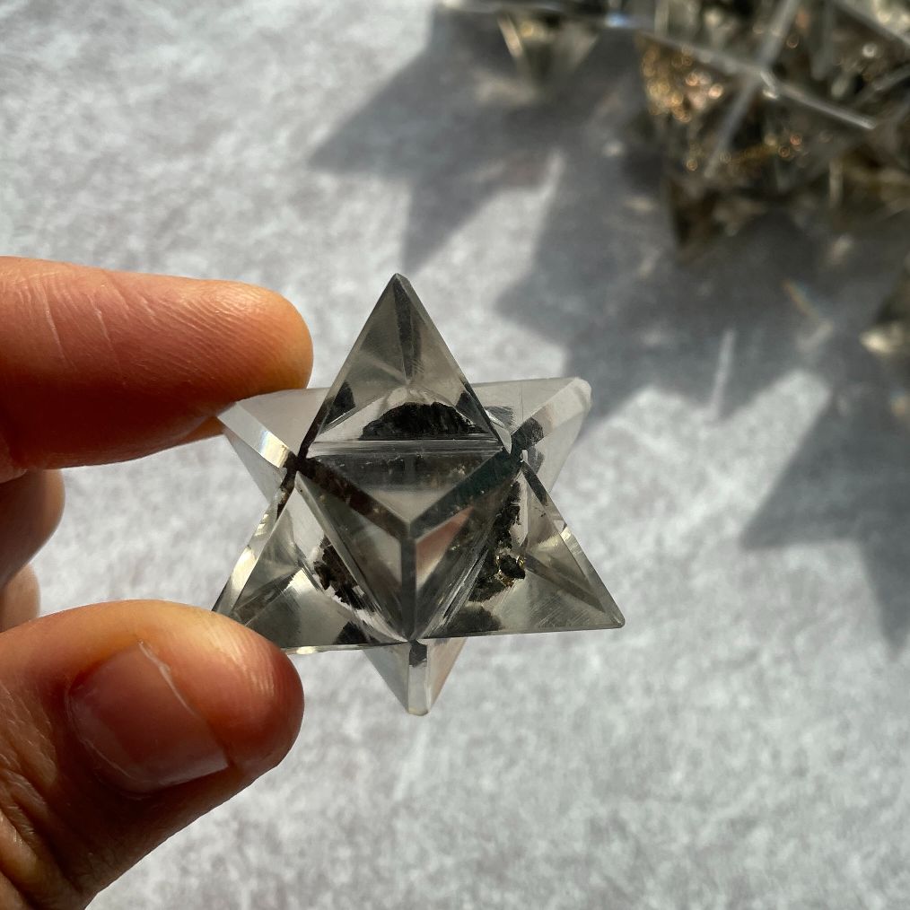 Orgonite Merkaba - Labradorite 2cm
