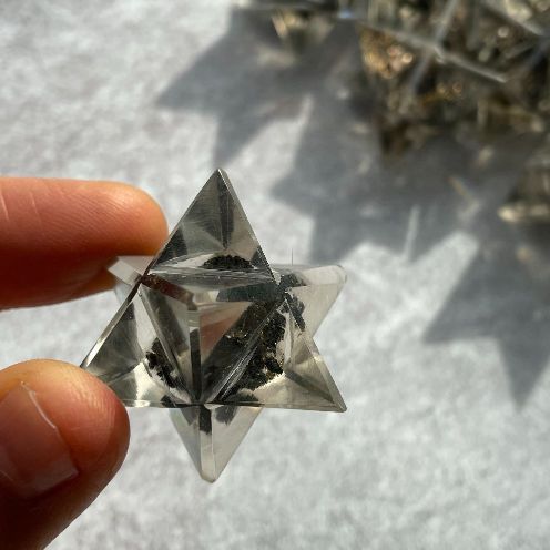 Orgonite Merkaba - Black Tourmaline 2cm