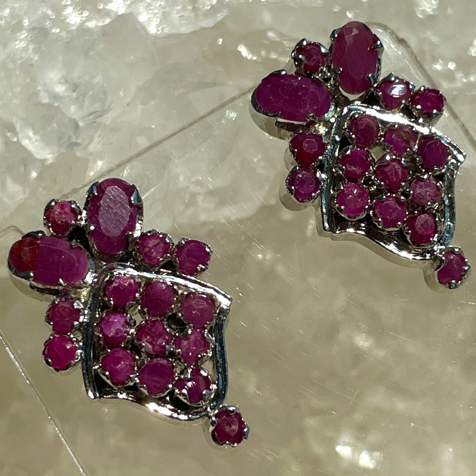 Ruby Earrings - B