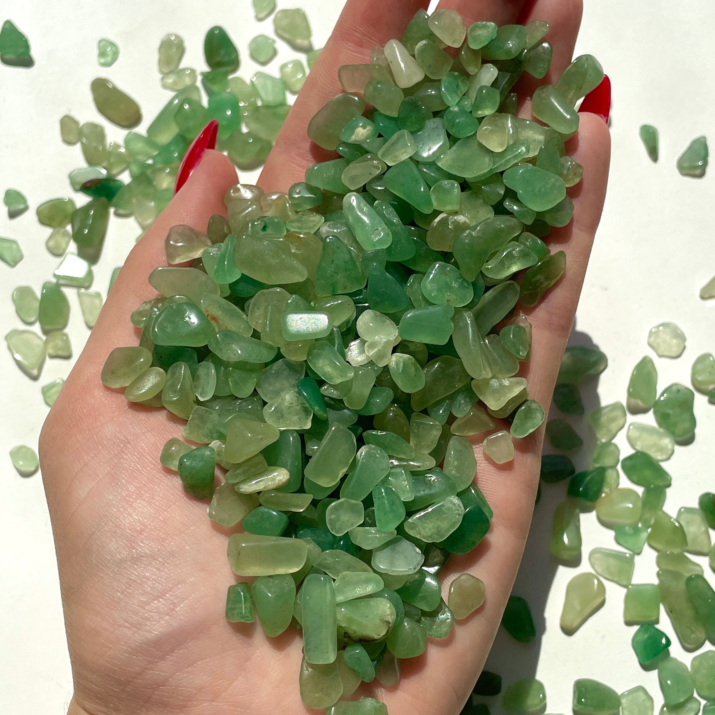 Green Aventurine Chips - 500gm