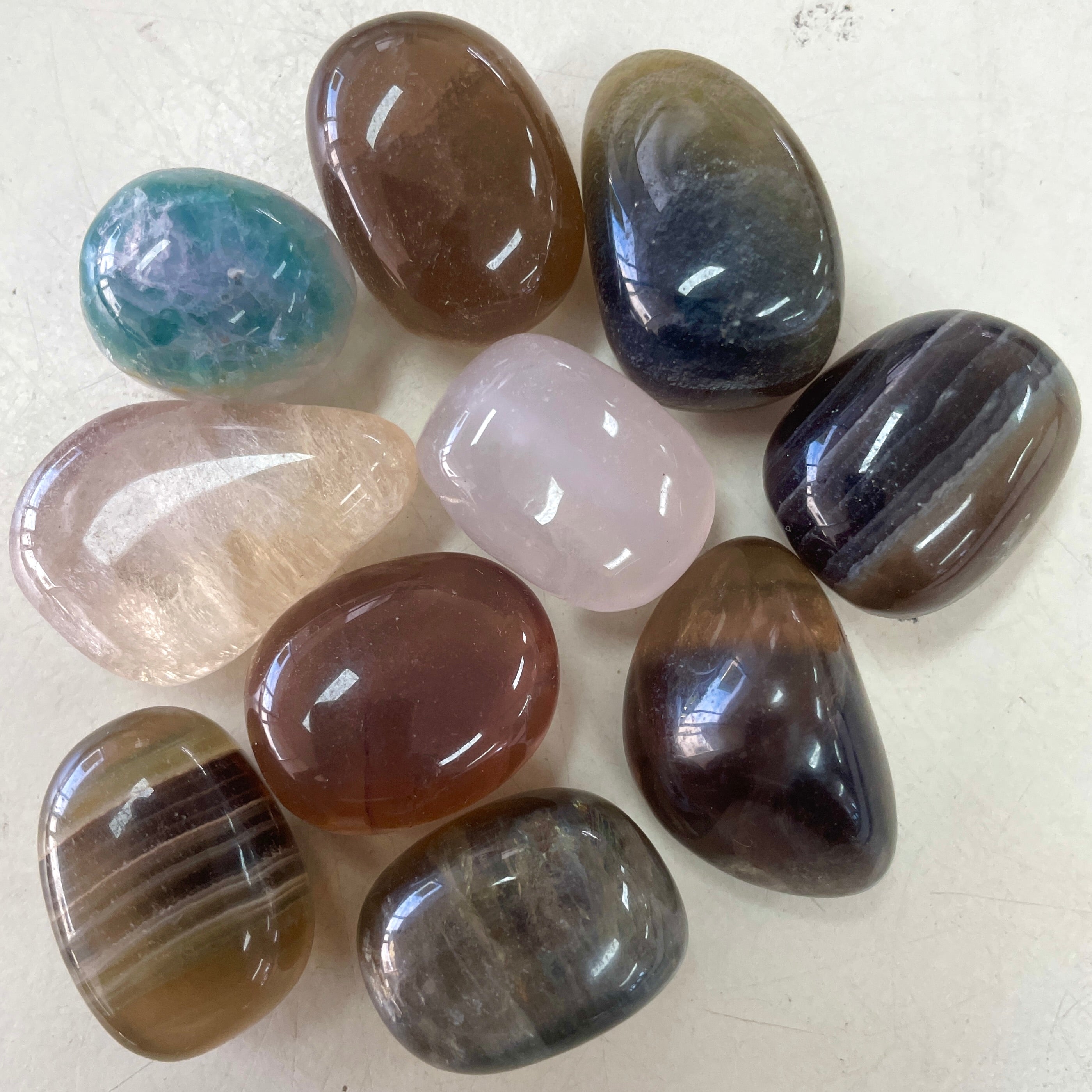 Fluorite Tumbled ~ 10pc