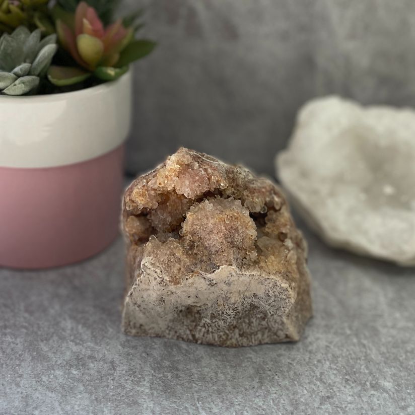 Pink Amethyst Cluster - 16
