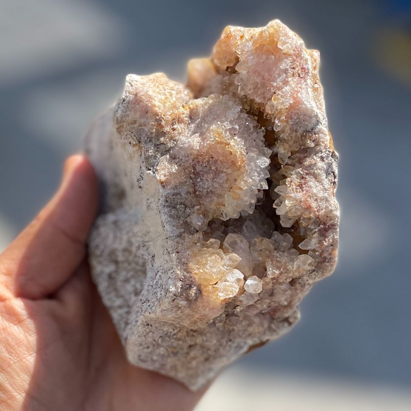 Pink Amethyst Cluster - 16
