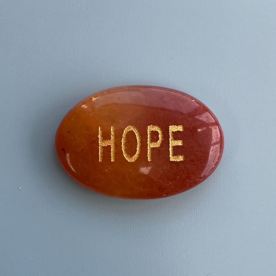 Word Palmstone - Hope - 1pc