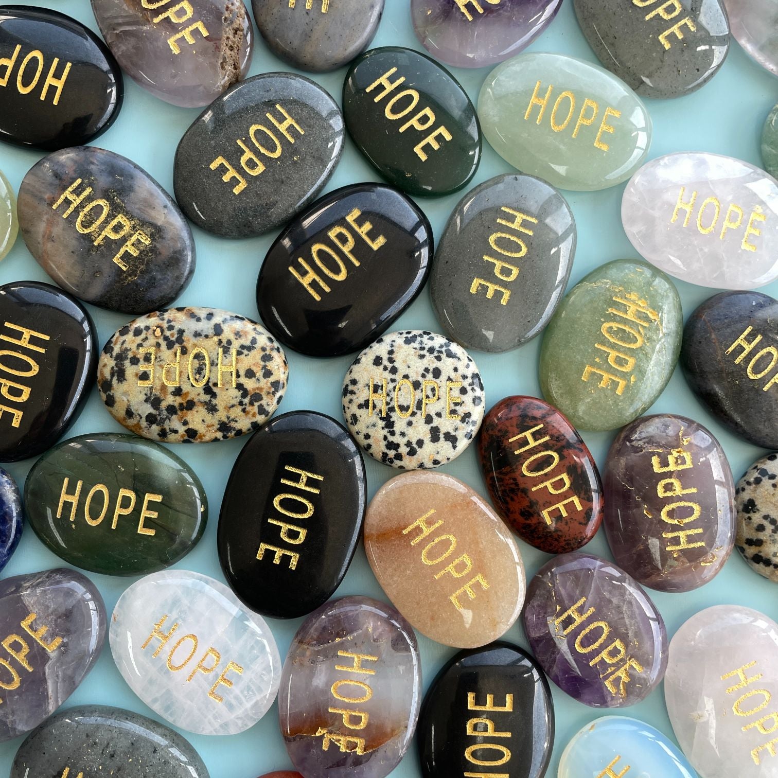 Word Palmstone - Hope - 1pc