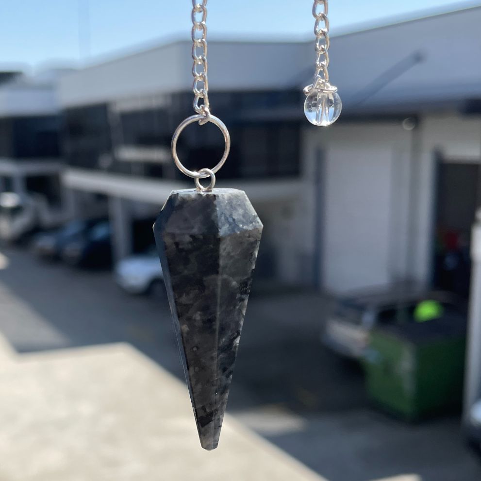 Larvikite Faceted Pendulum