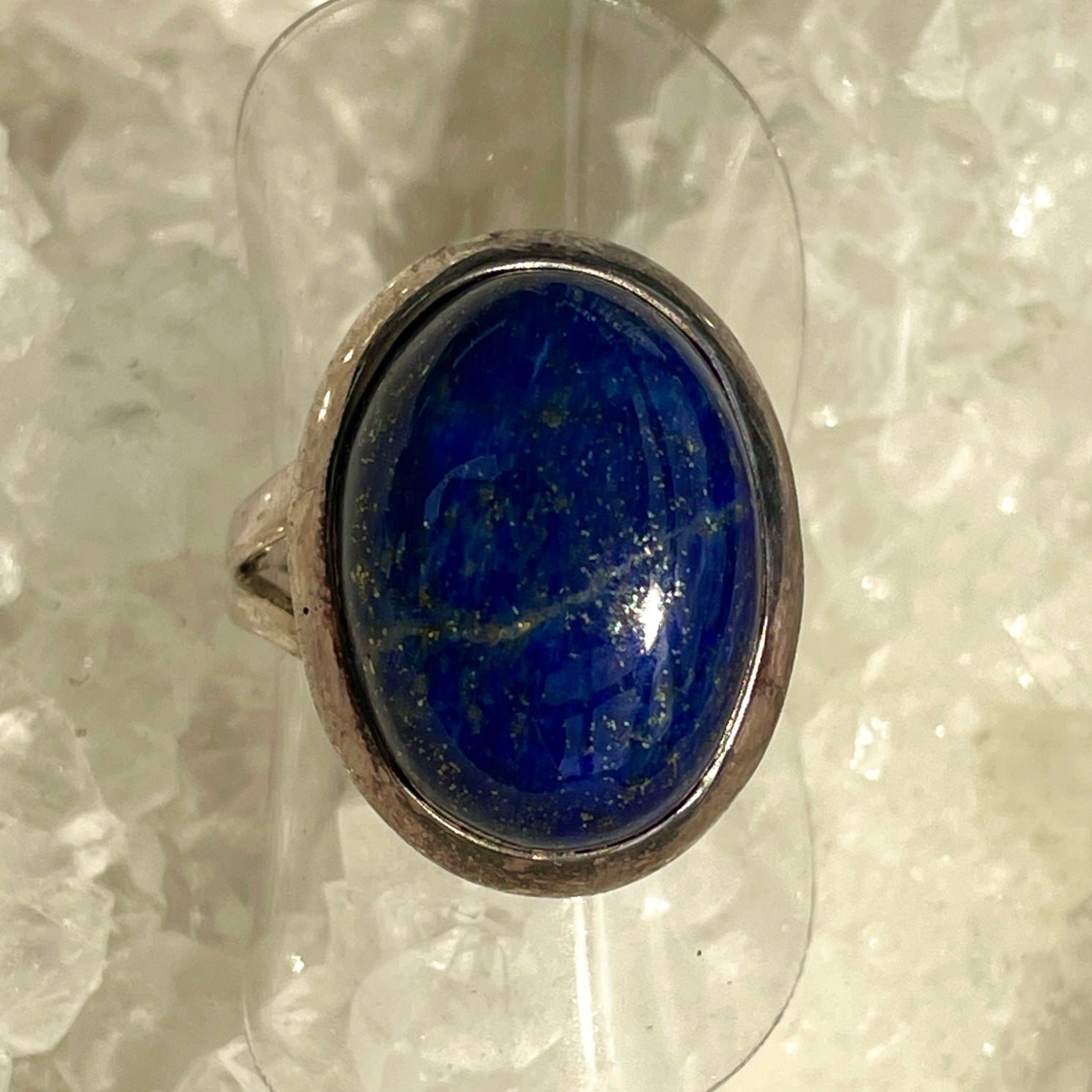 Lapis Lazuli Sterling Silver Ring - Sz6 LL3