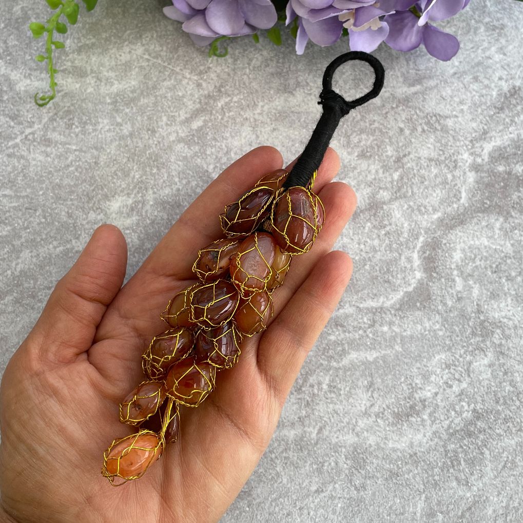 Mini Tumble Hanger - Carnelian