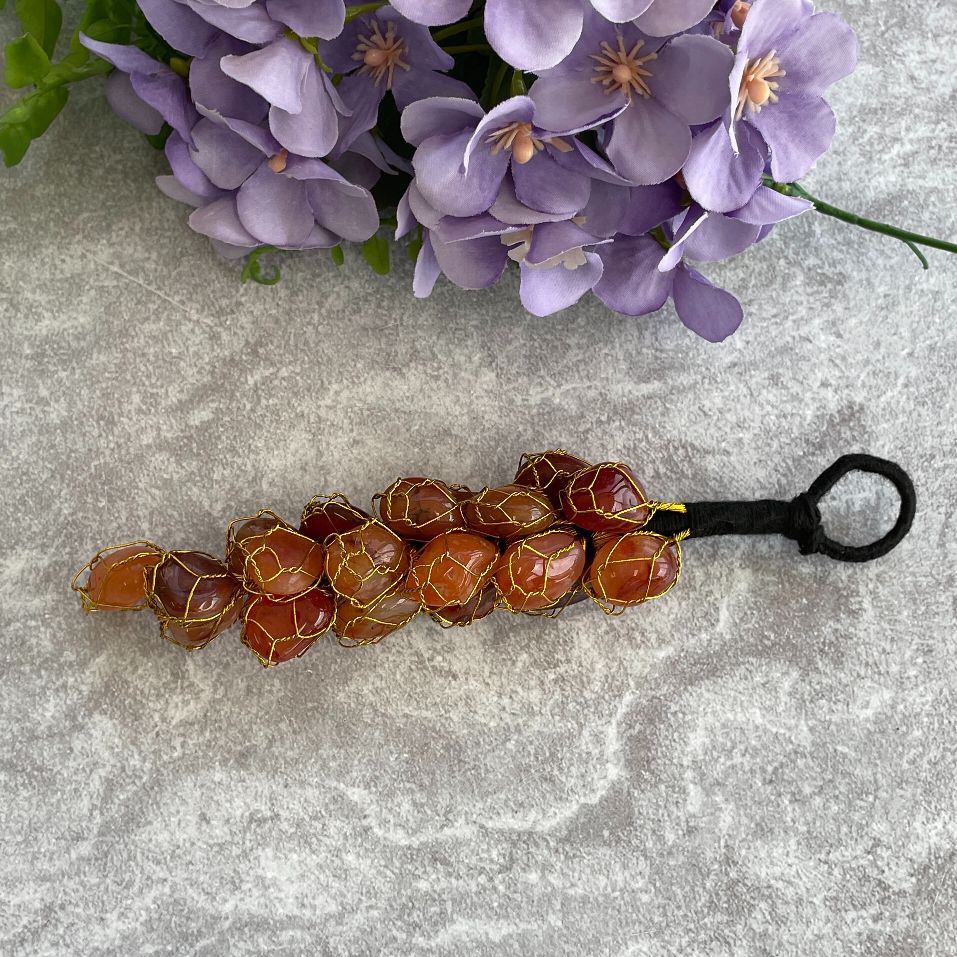 Mini Tumble Hanger - Carnelian