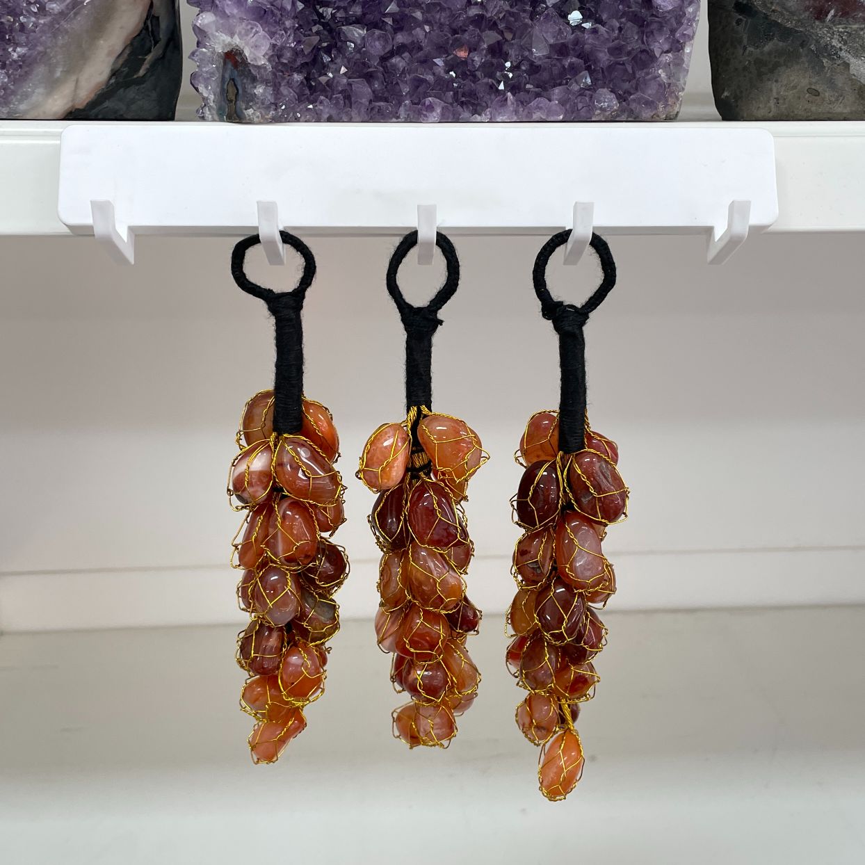 Mini Tumble Hanger - Carnelian