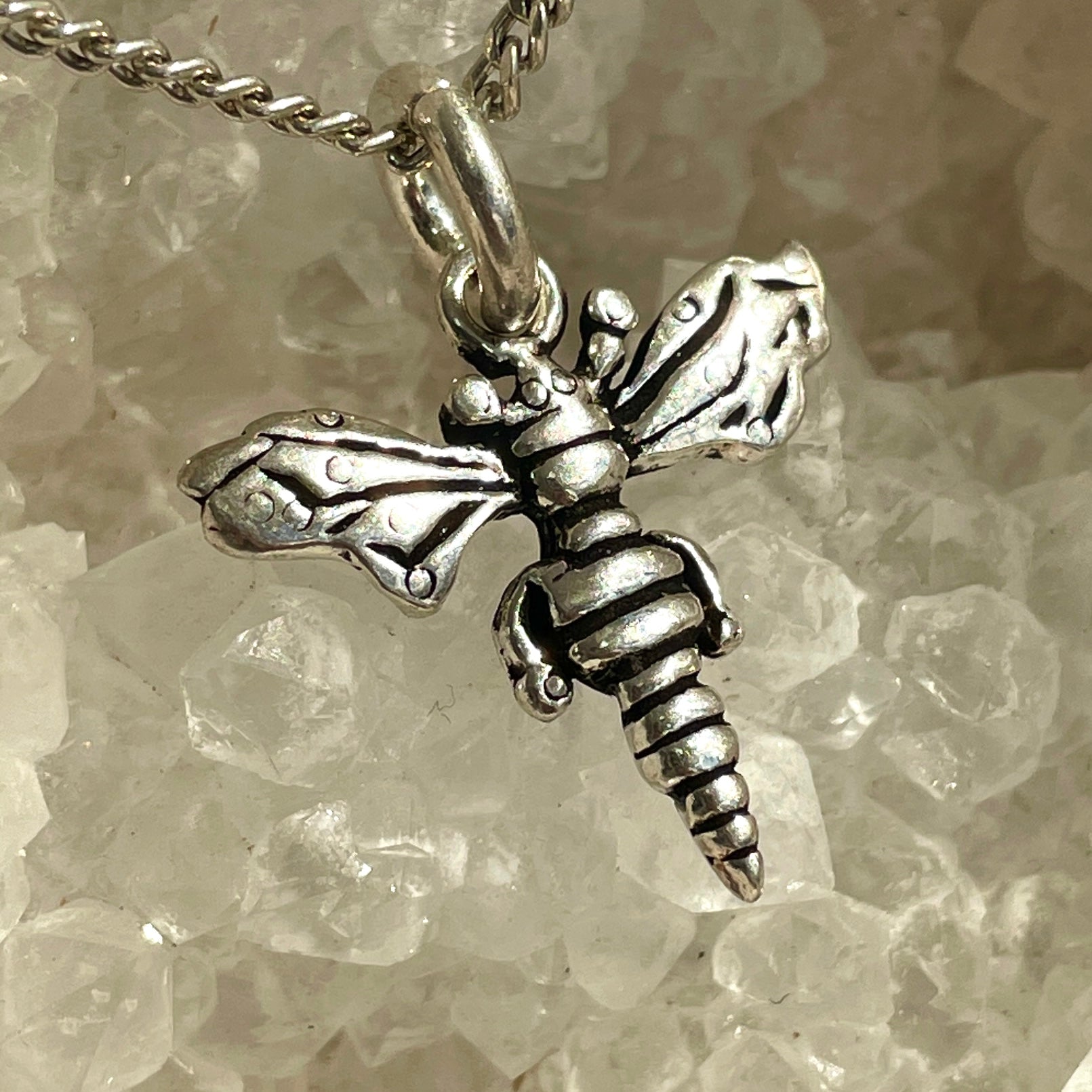 Queen Bee Sterling Silver Pendant