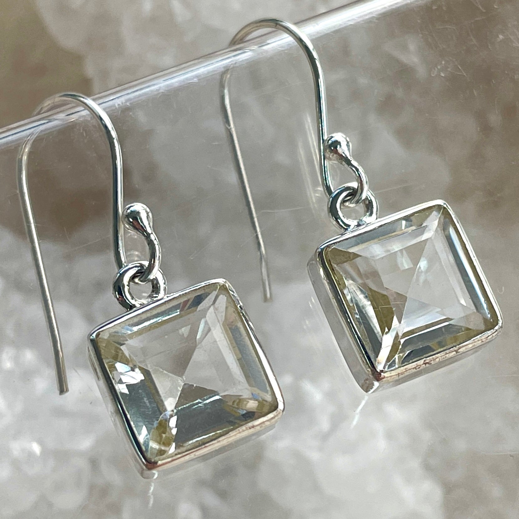 Clear Quartz Earrings - C