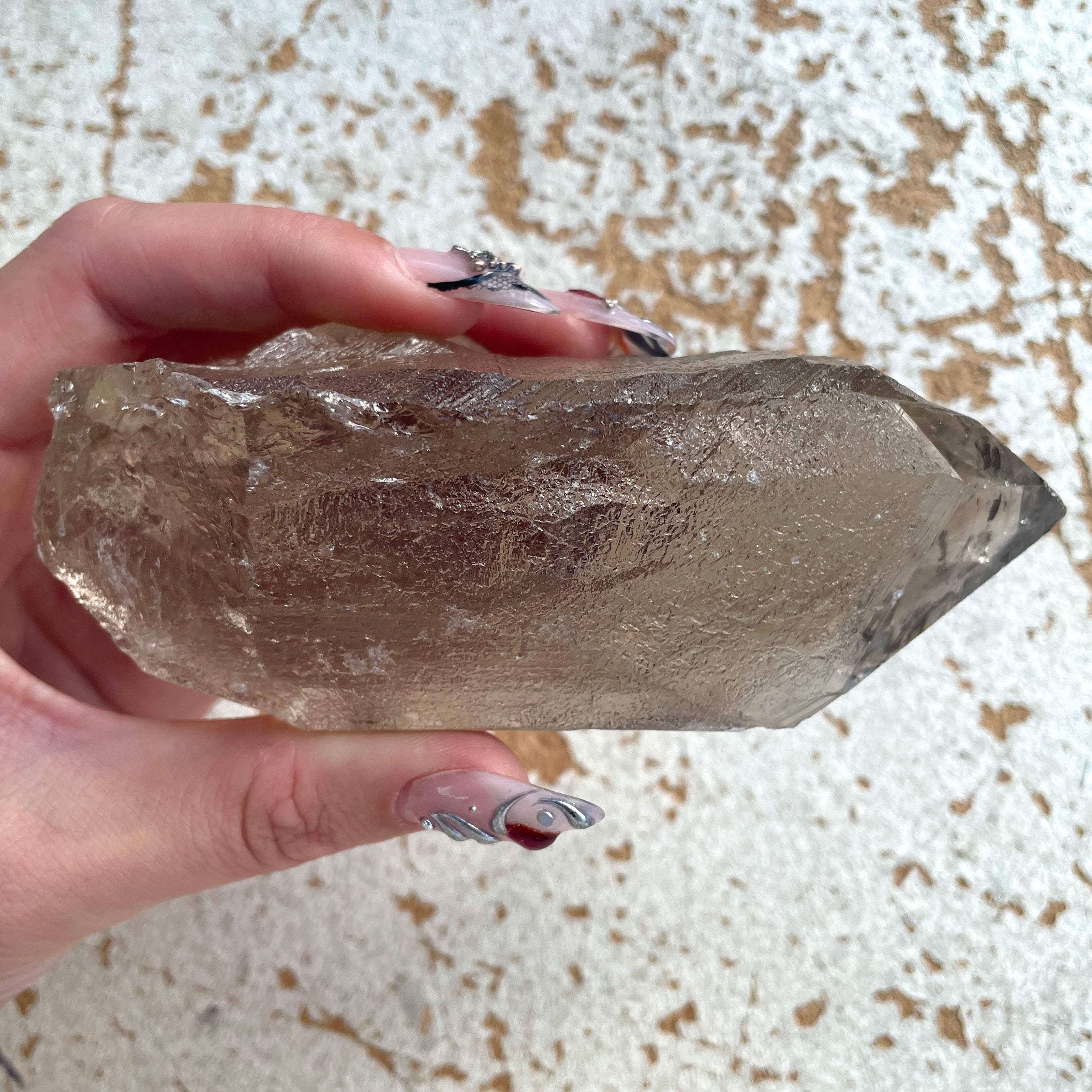 Smokey Quartz Point Large